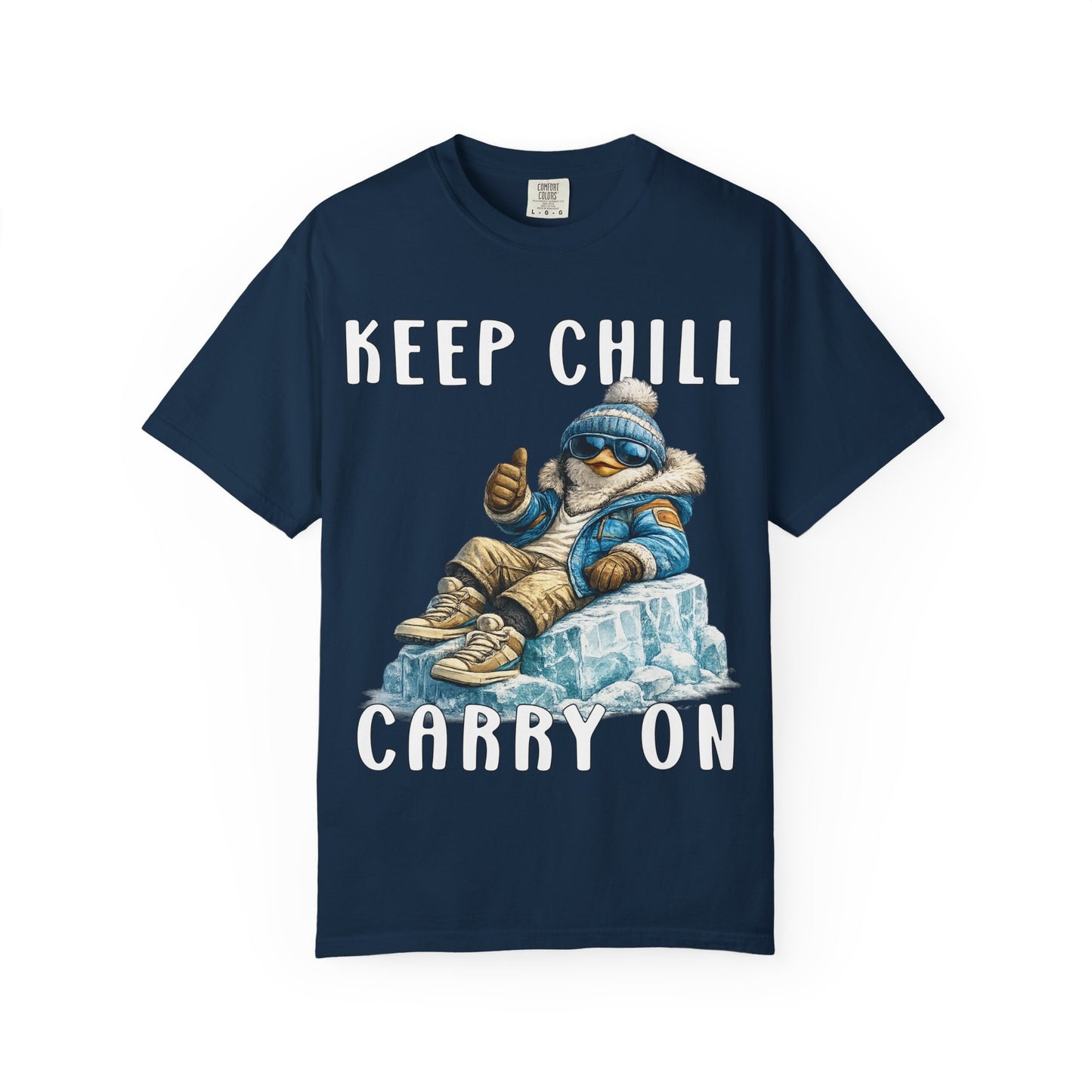 Keep Chill Carry On Boy T-shirt - Penguin Series