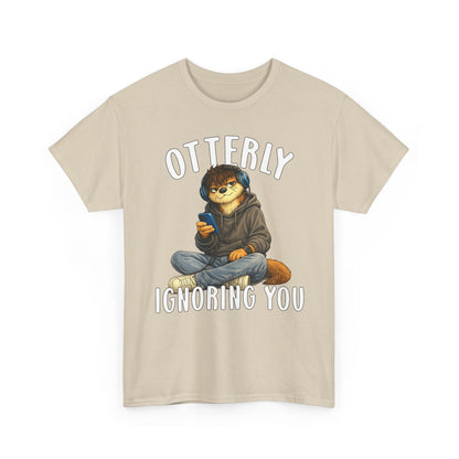"Otterly Ignoring You" Teen Boy Tee - Otter Series