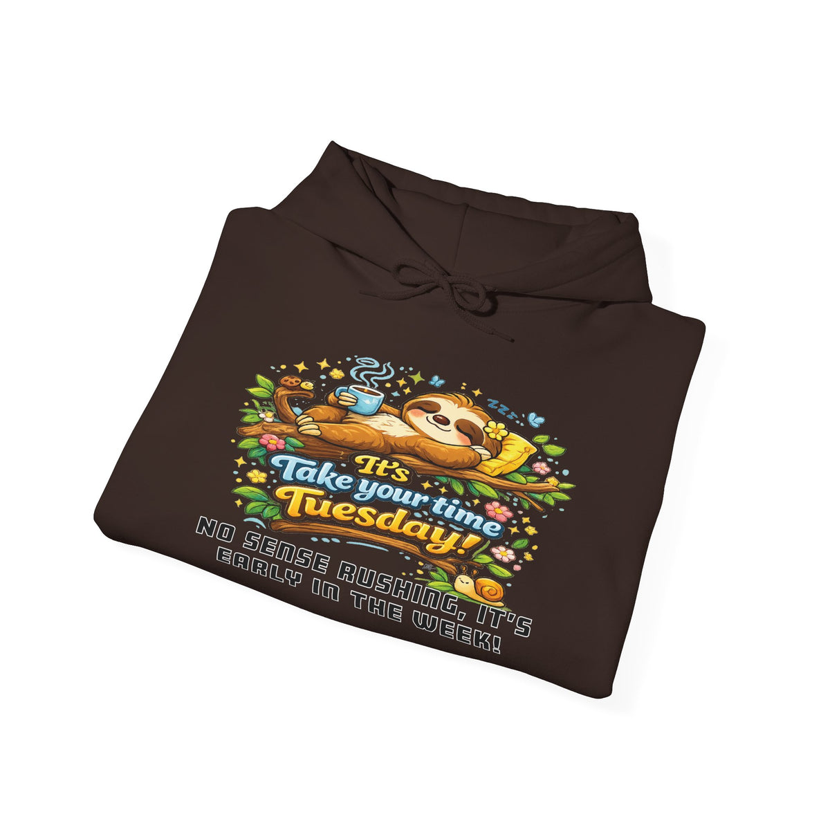 Tuesday - Procrastination Sloth Series Hoodie