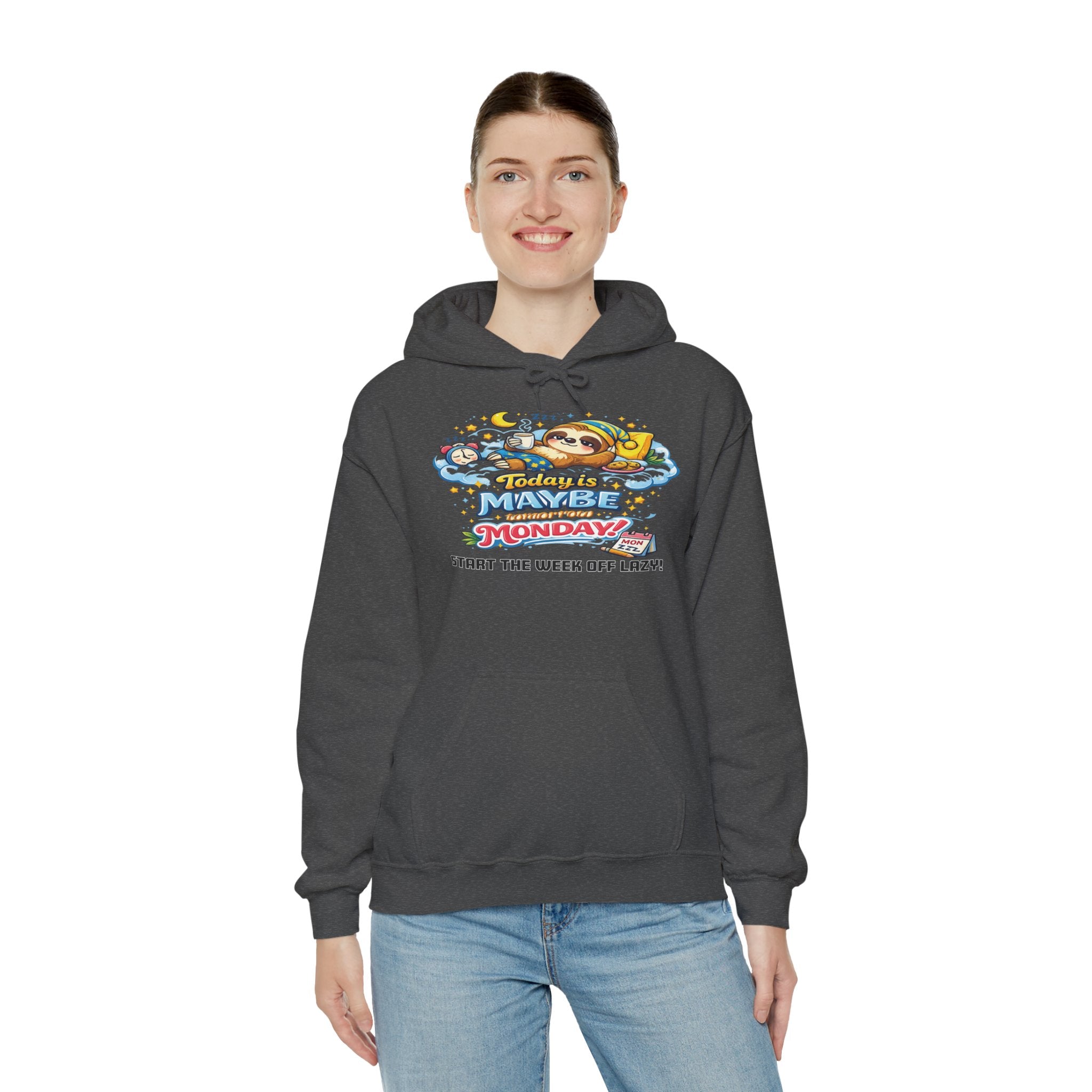 Monday - Procrastination Sloth Series Hoodie