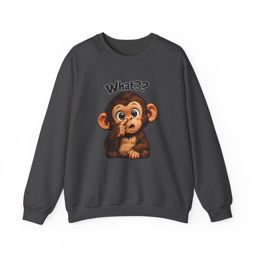 Monkey Says "What?" Sweatshirt