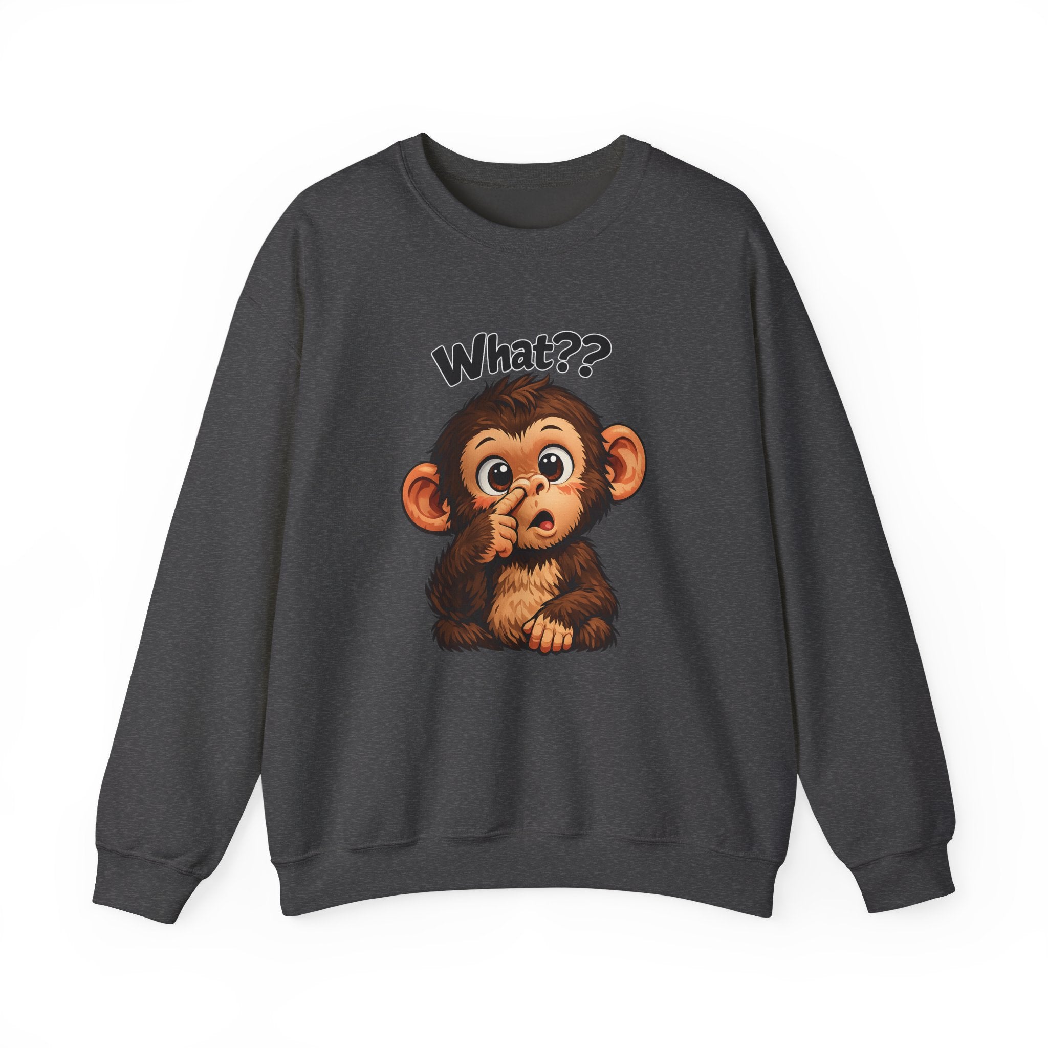 Monkey Says "What?" Sweatshirt