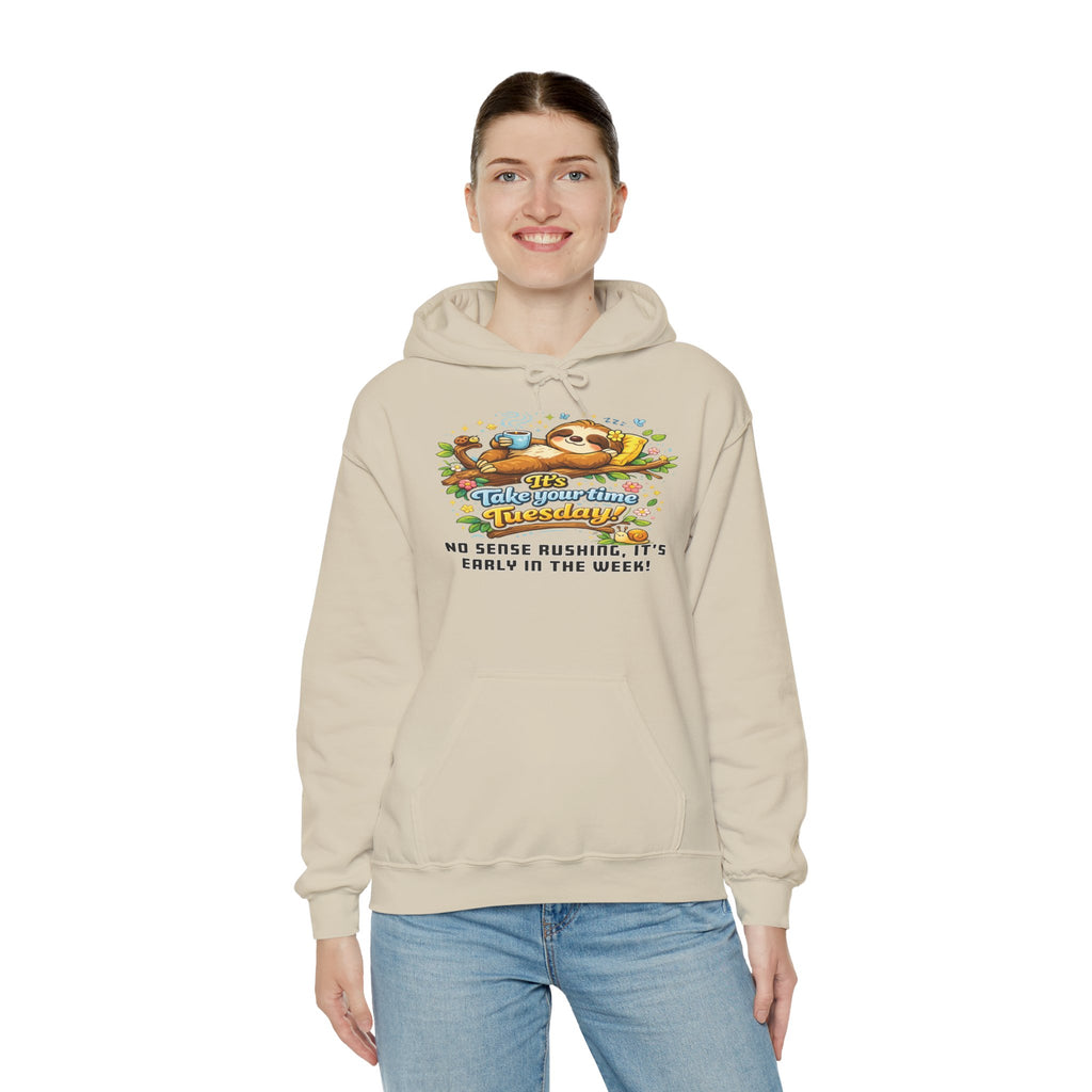 Tuesday - Procrastination Sloth Series Hoodie