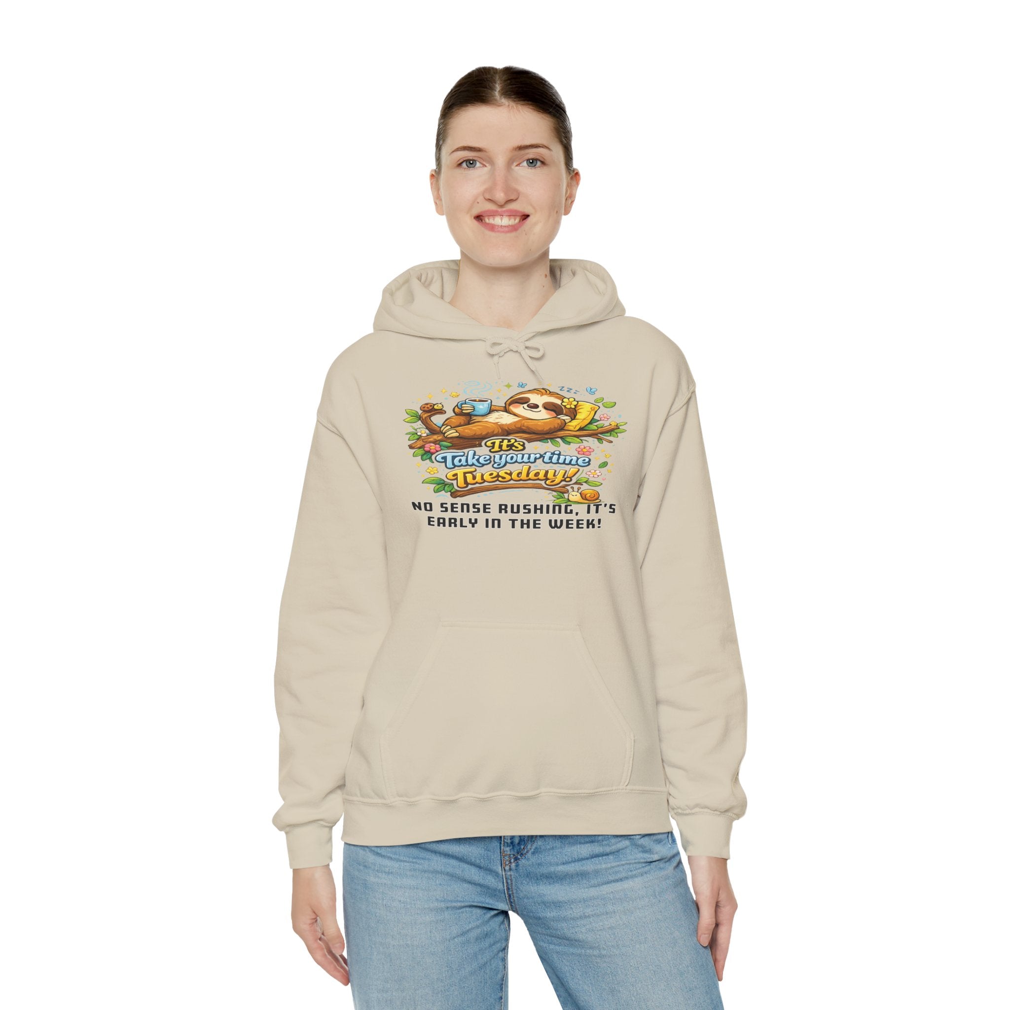 Tuesday - Procrastination Sloth Series Hoodie