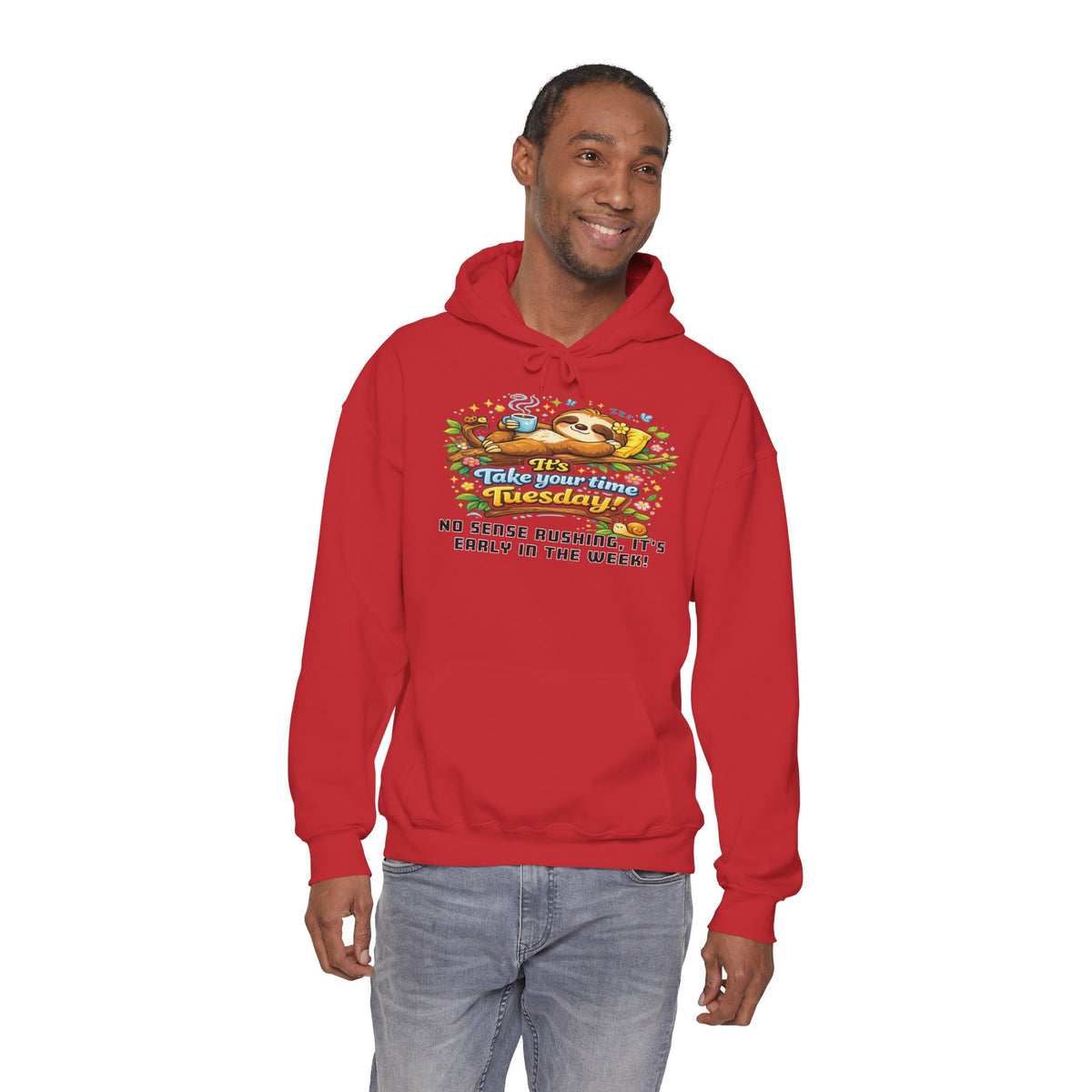 Tuesday - Procrastination Sloth Series Hoodie