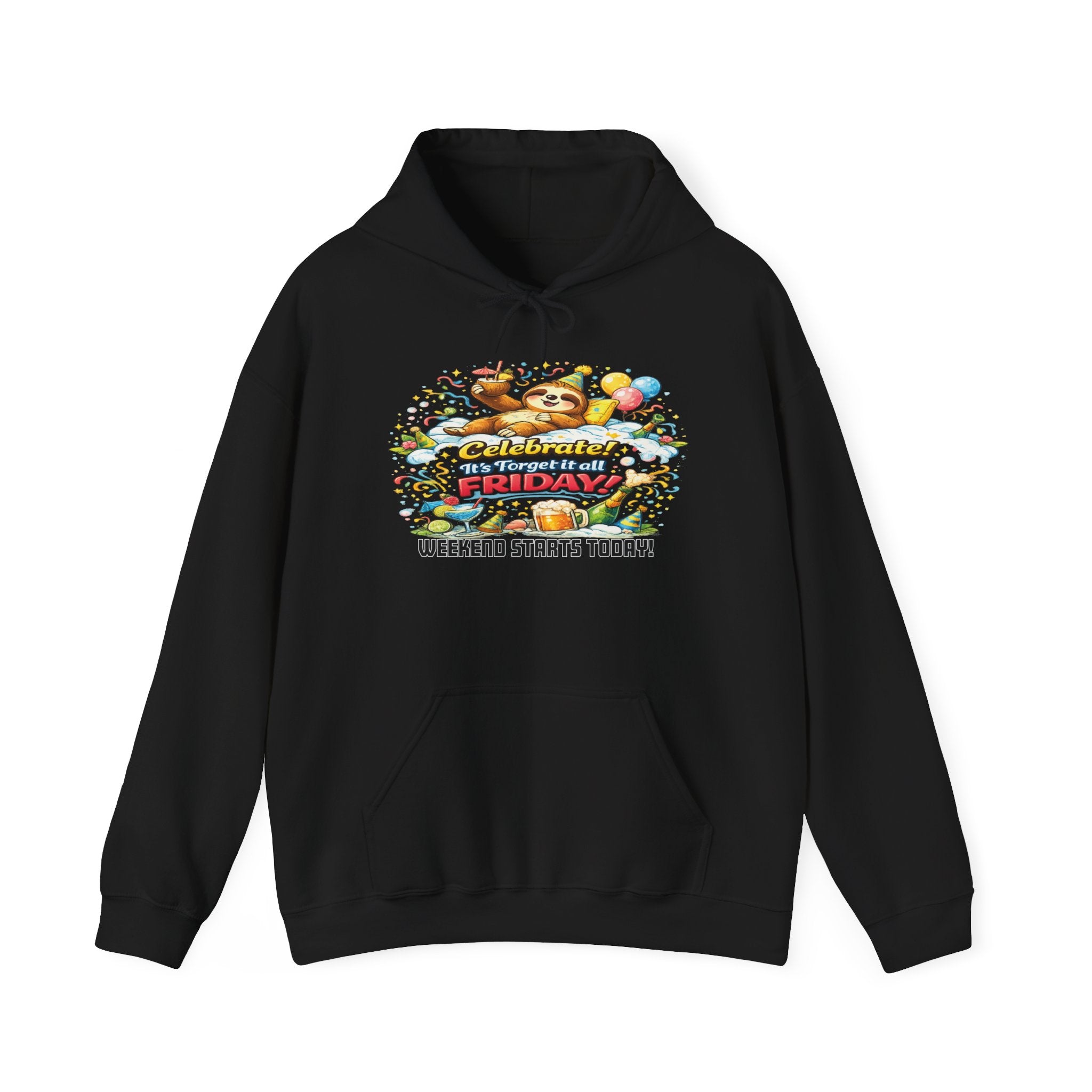 Friday - Procrastination Sloth Series Hoodie