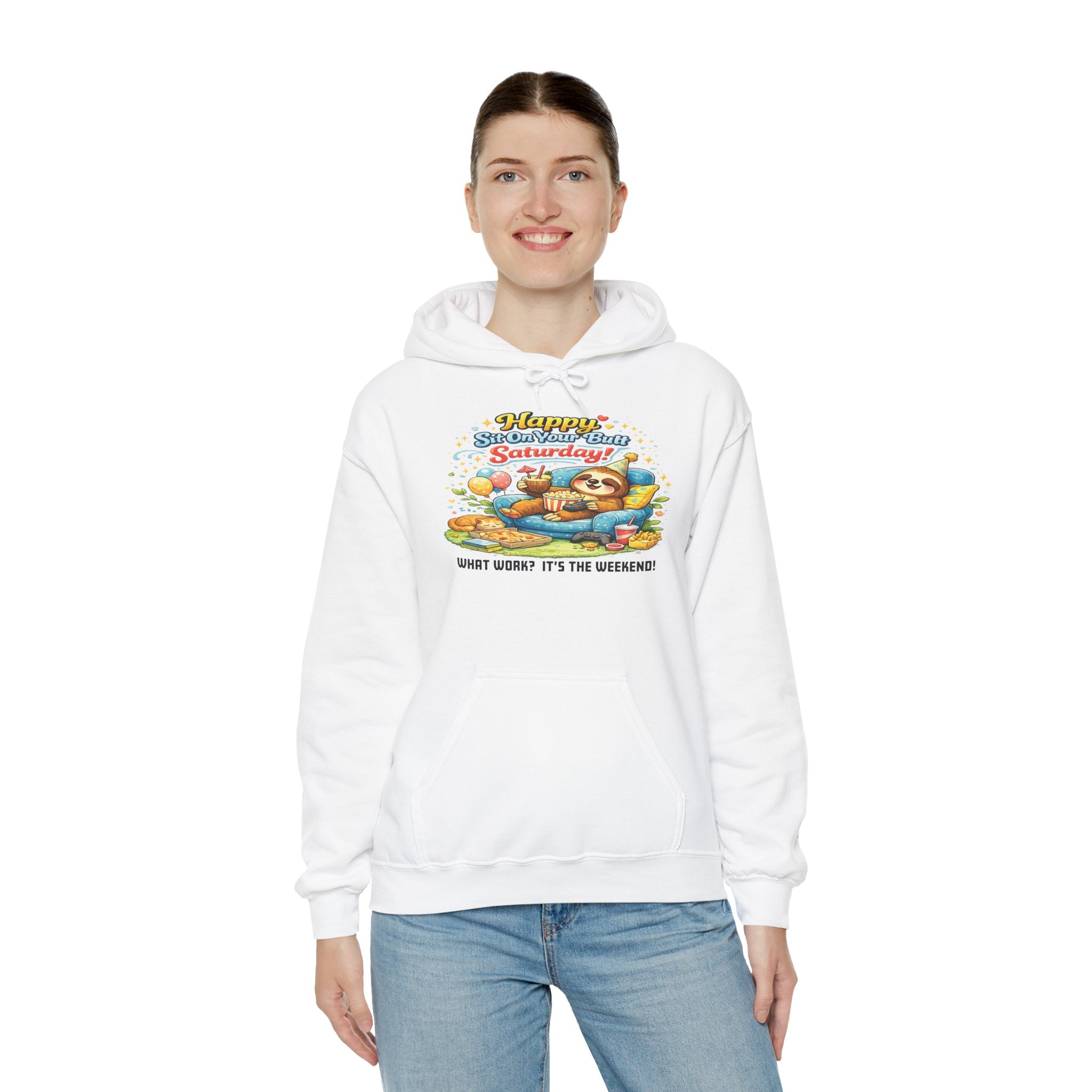 Saturday - Procrastination Sloth Series Hoodie