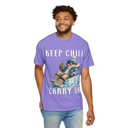 Keep Chill Carry On Boy T-shirt - Penguin Series
