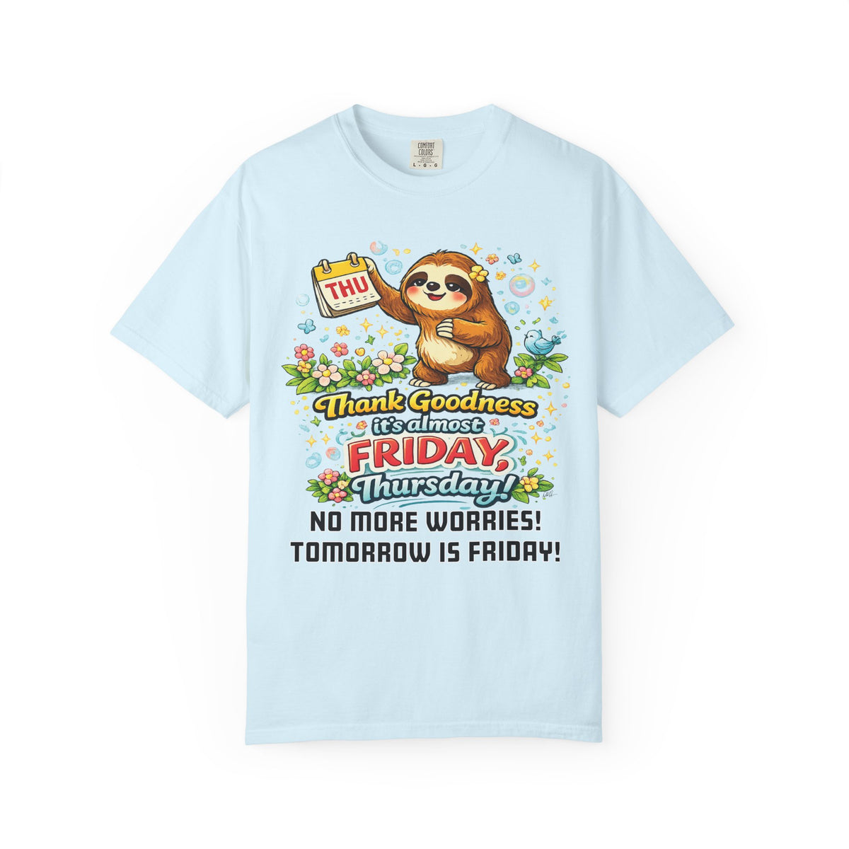 Thursday - Procrastination Sloth Series T-shirt