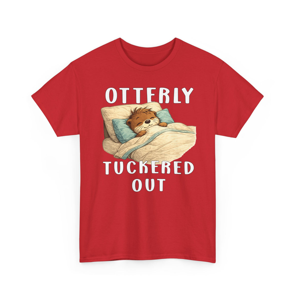 "Otterly Tuckered Out" Tee - Otter Series
