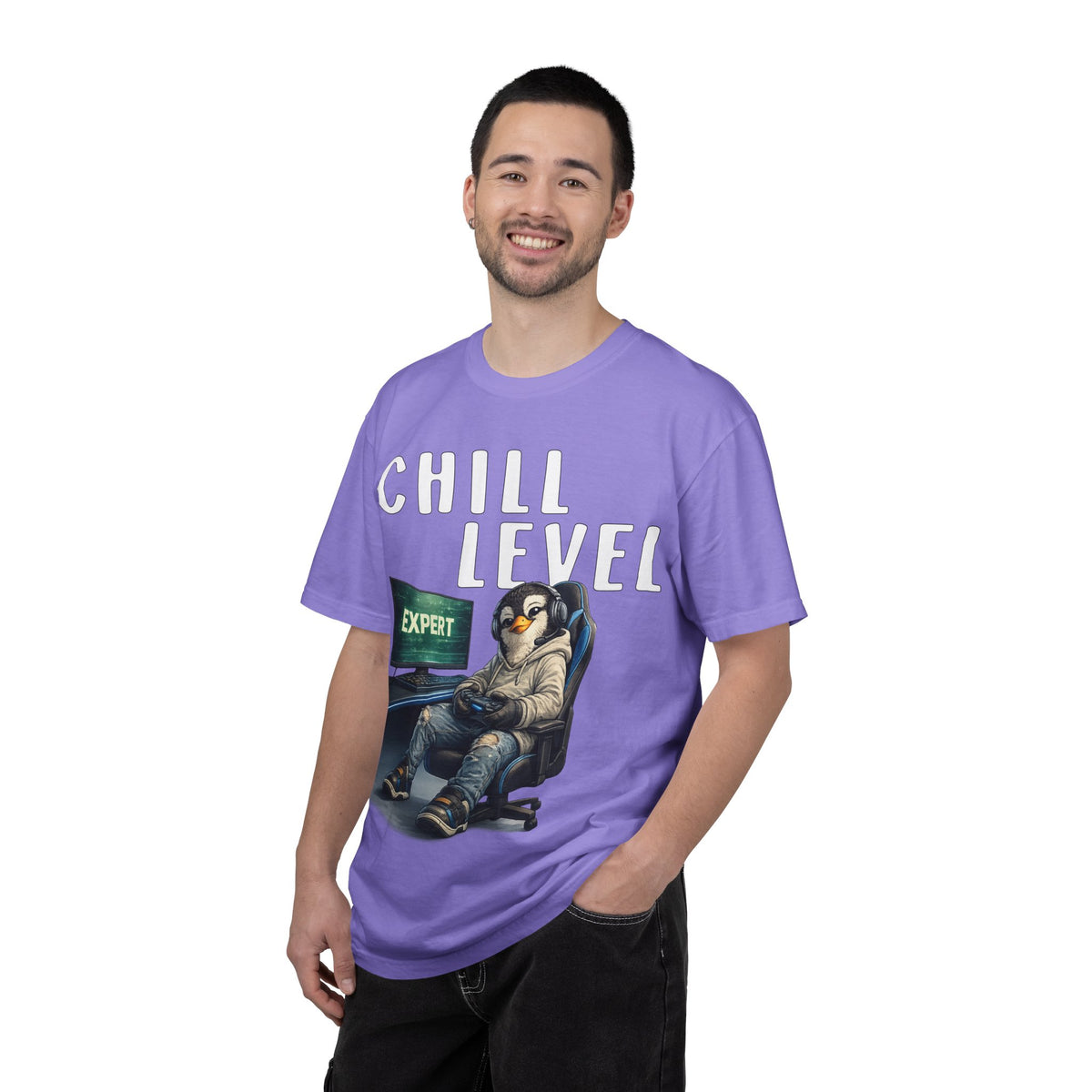Chill Level Expert Boy T-shirt - Penguin Series
