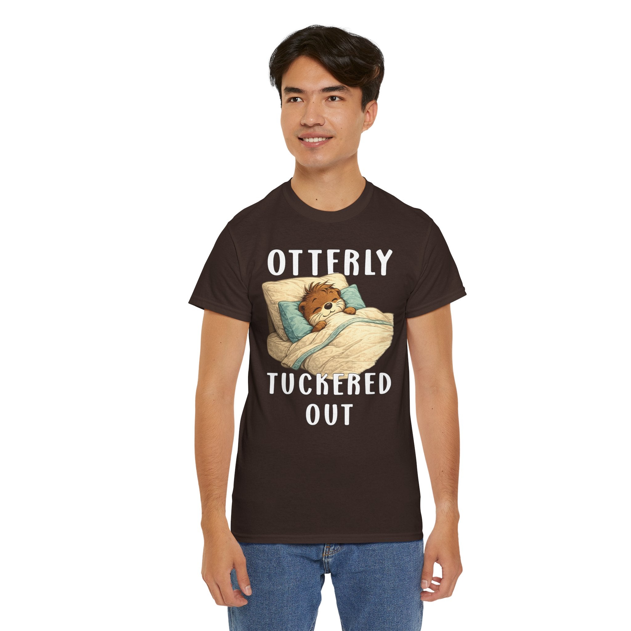 "Otterly Tuckered Out" Tee - Otter Series