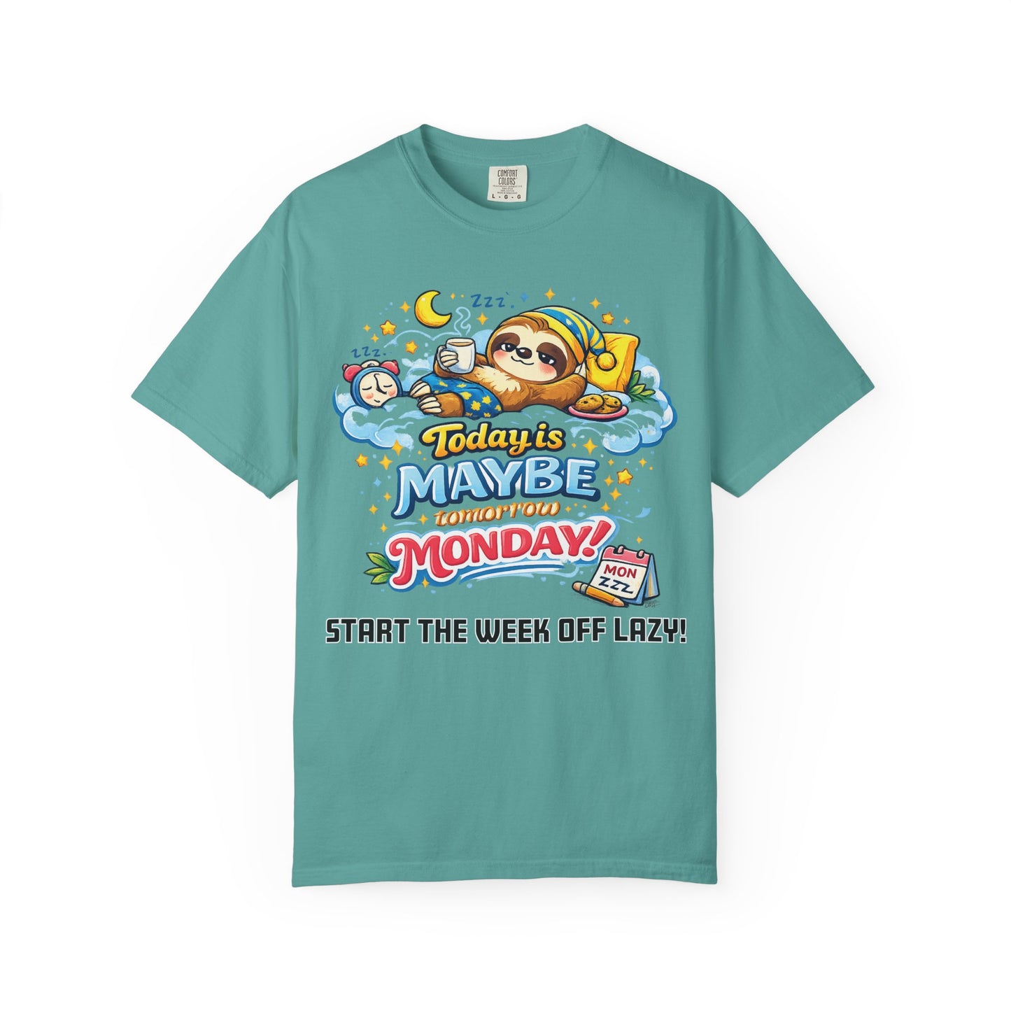 Monday - Procrastination Sloth Series T-shirt