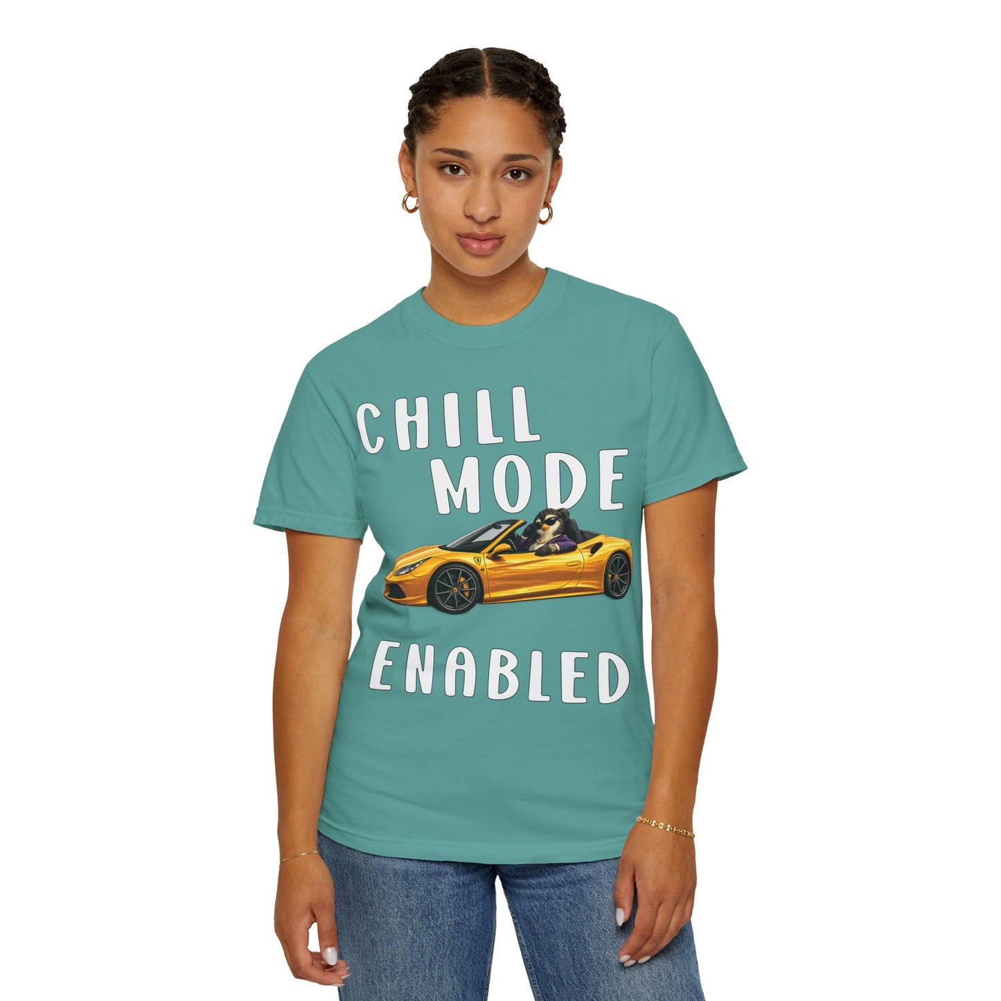 Chill Mode Enabled Girl T-shirt - Penguin Series