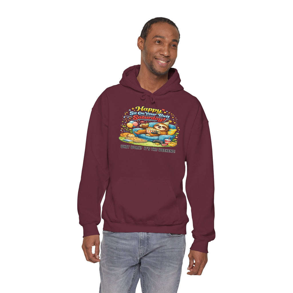 Saturday - Procrastination Sloth Series Hoodie