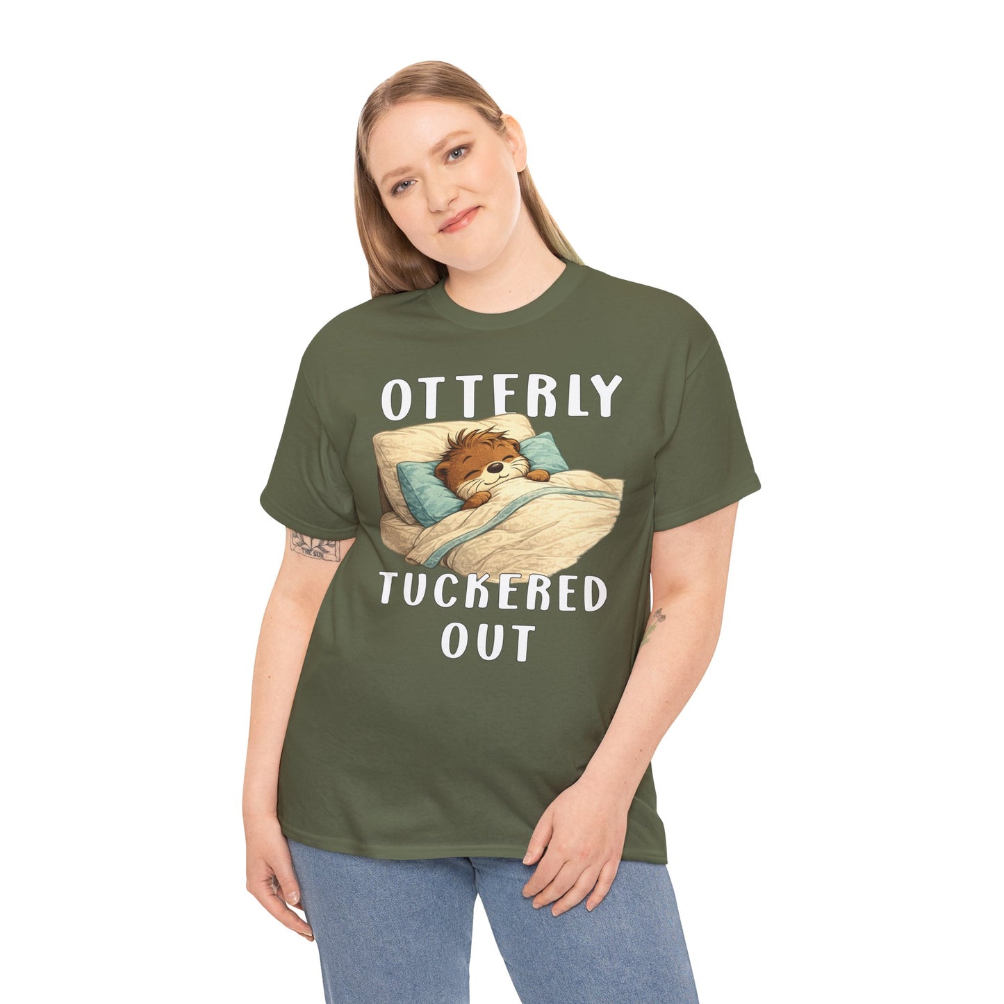 "Otterly Tuckered Out" Tee - Otter Series
