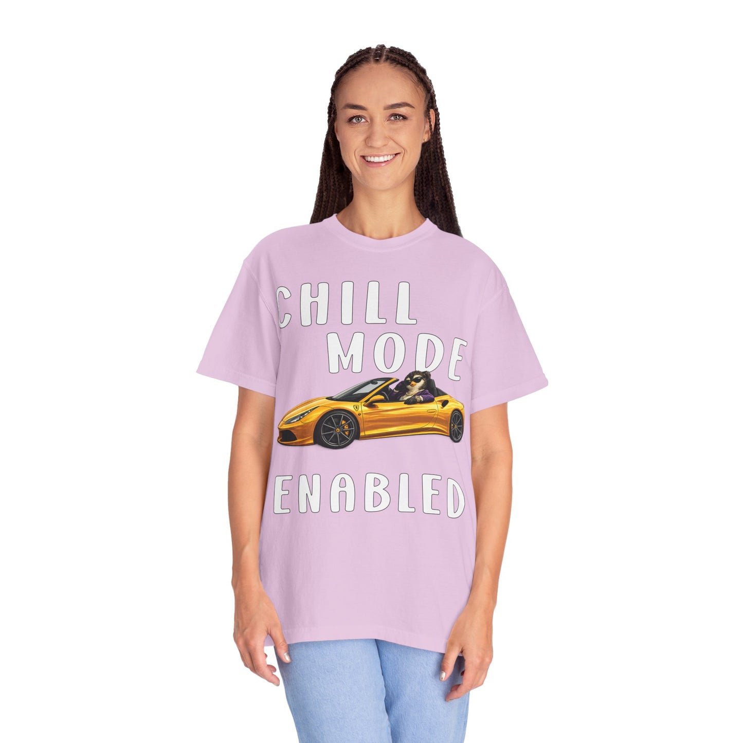 Chill Mode Enabled Girl T-shirt - Penguin Series
