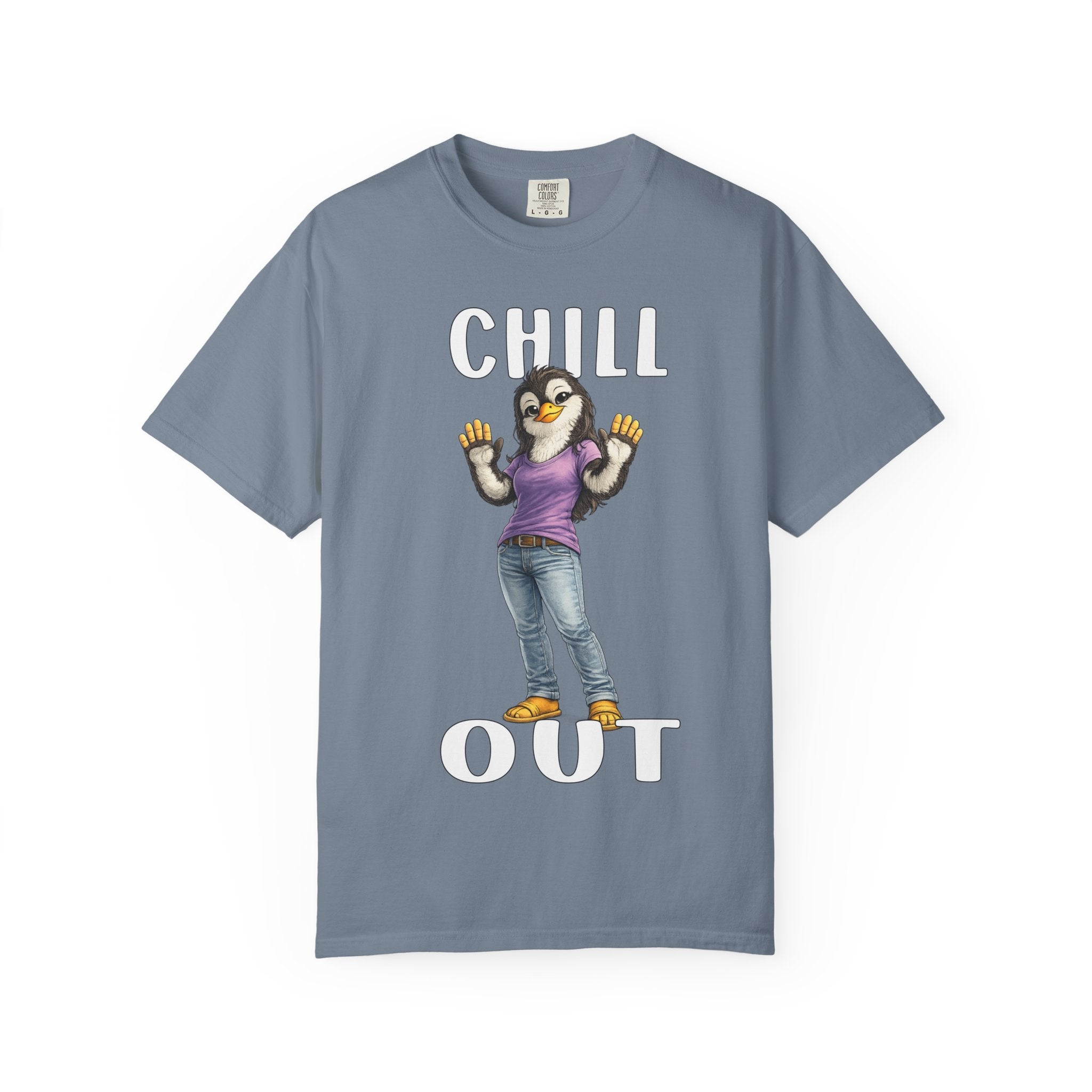 Chill Out Girl T-shirt - Penguin Series