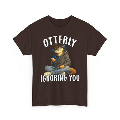 "Otterly Ignoring You" Teen Boy Tee - Otter Series