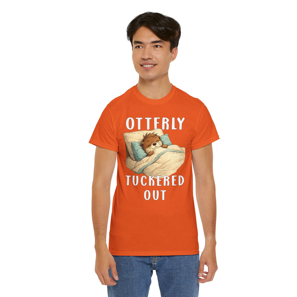 "Otterly Tuckered Out" Tee - Otter Series