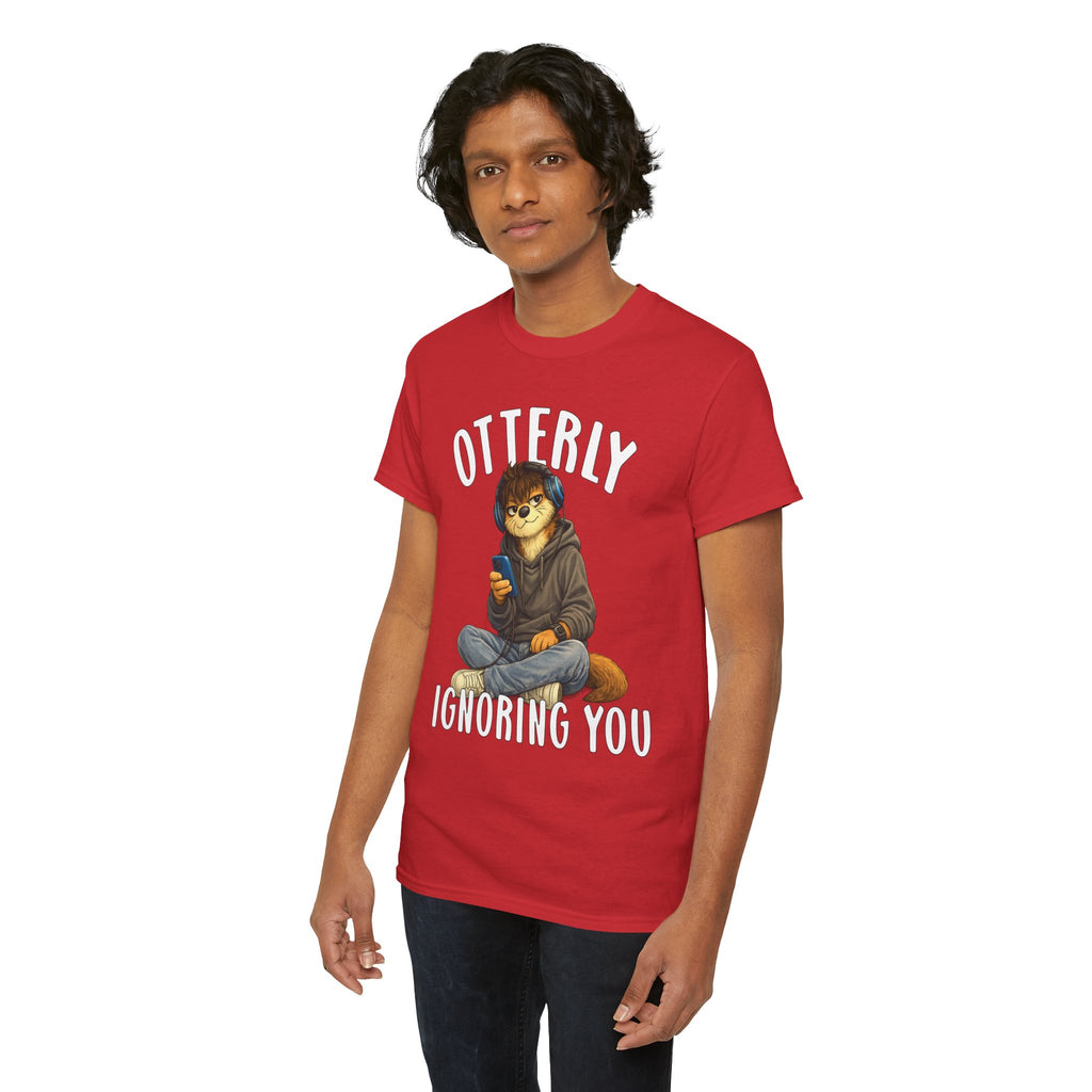 "Otterly Ignoring You" Teen Boy Tee - Otter Series