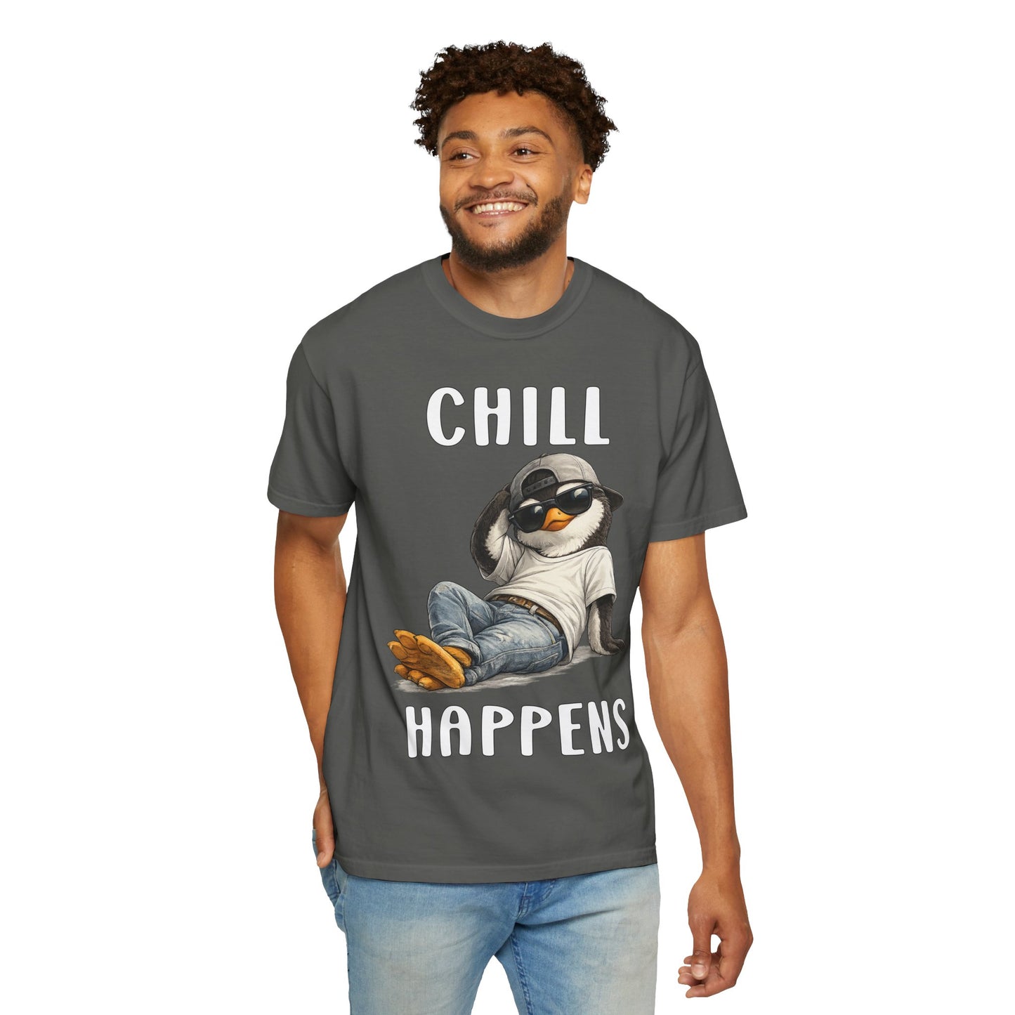 Chill Happens Boy T-shirt - Penguin Series