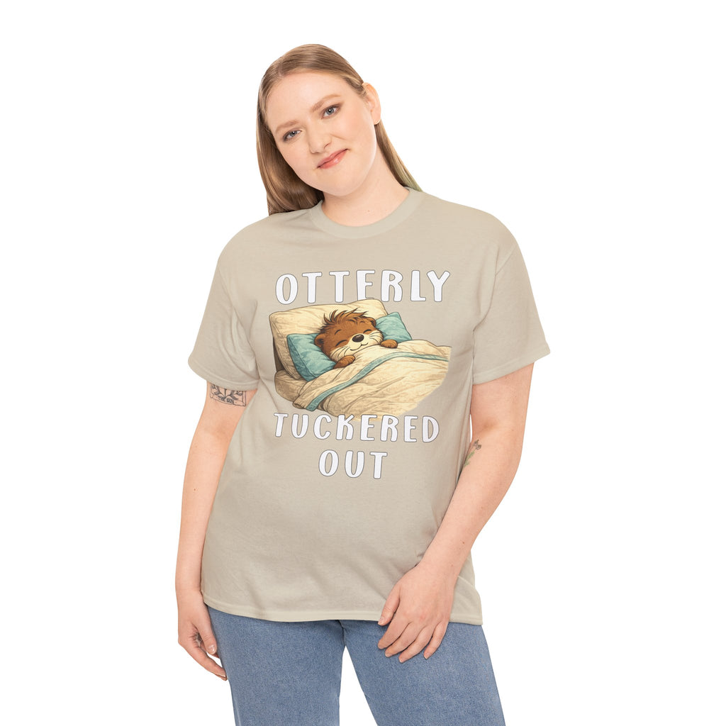 "Otterly Tuckered Out" Tee - Otter Series