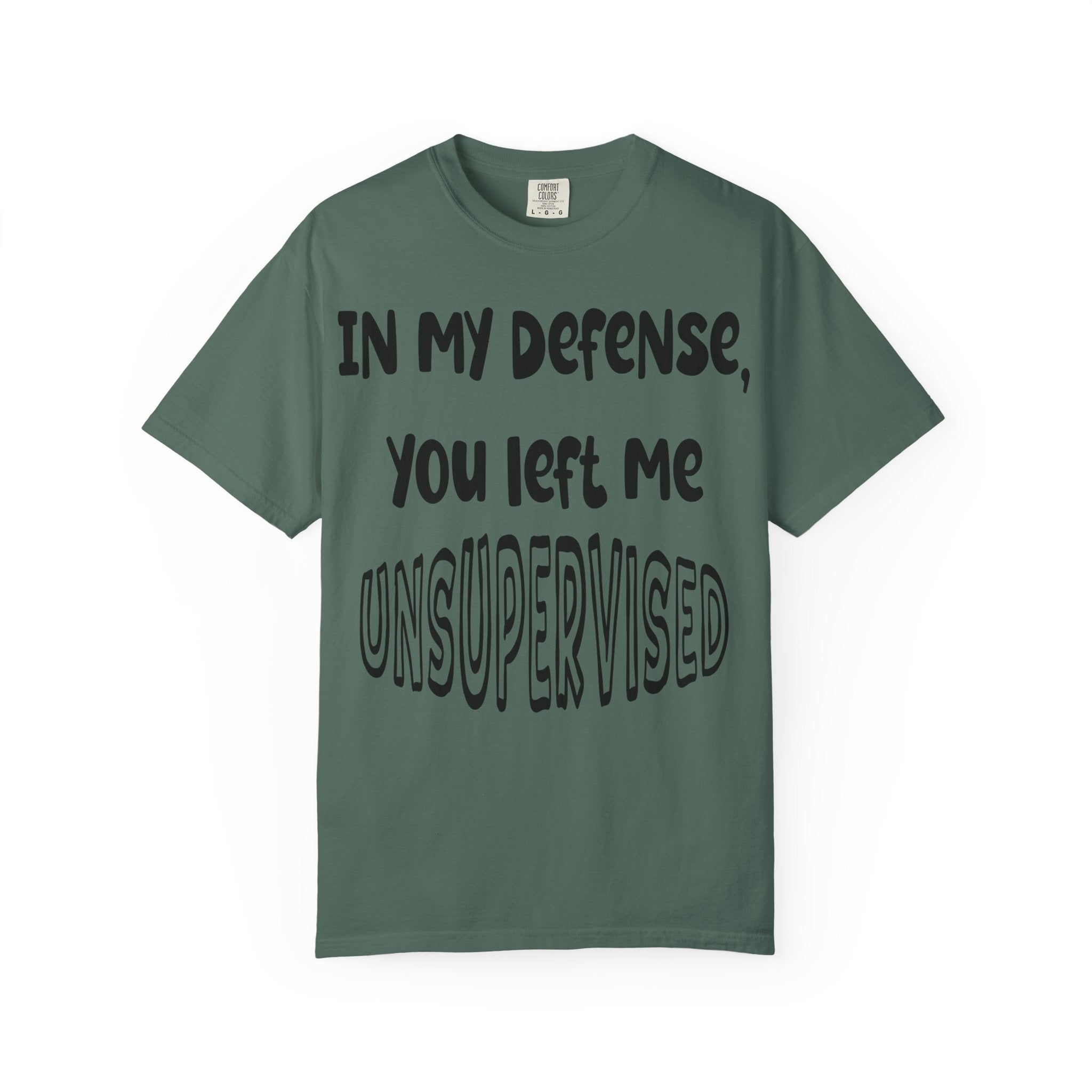 In My Defense I Was Left Unsupervised T-shirt