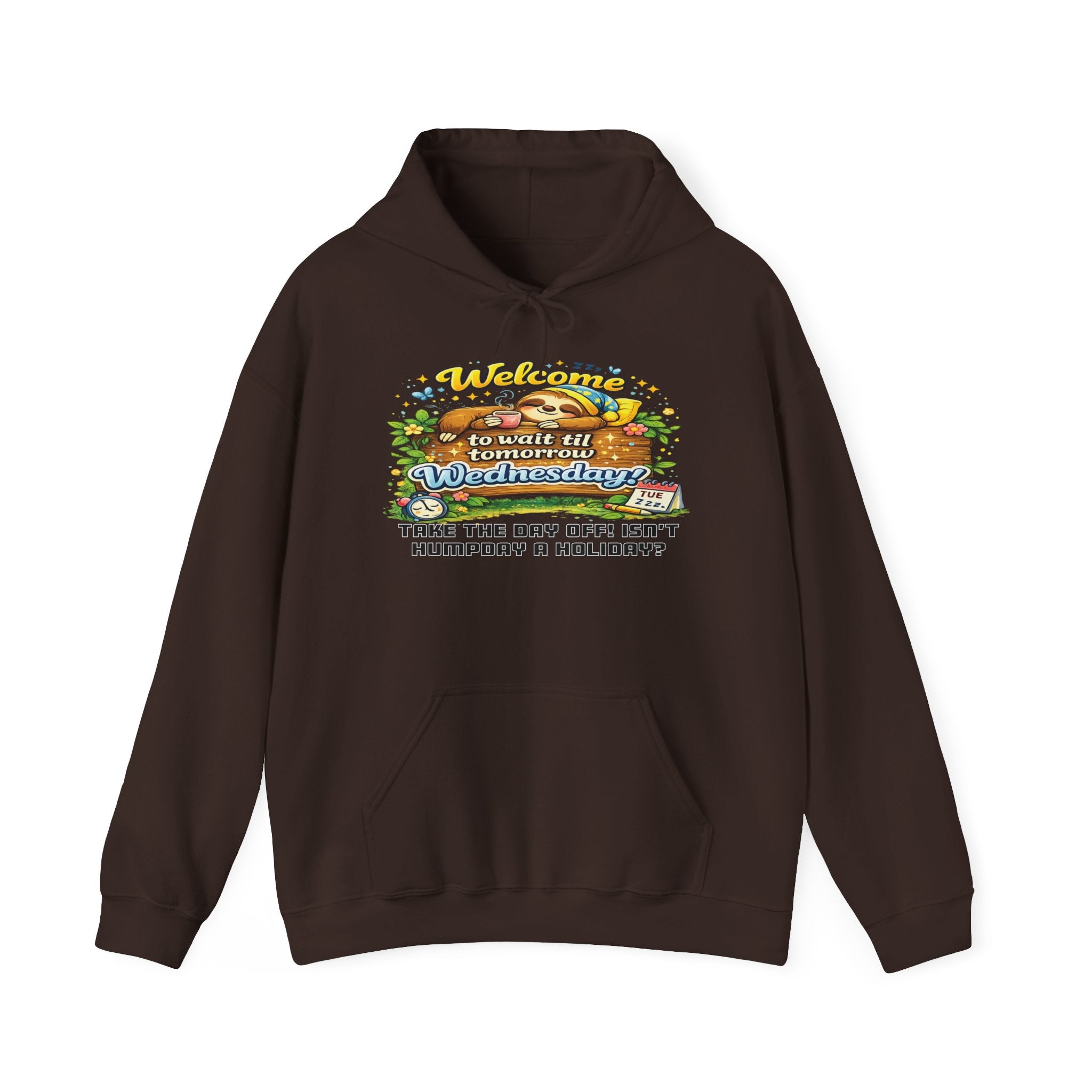 Wednesday - Procrastination Sloth Series Hoodie