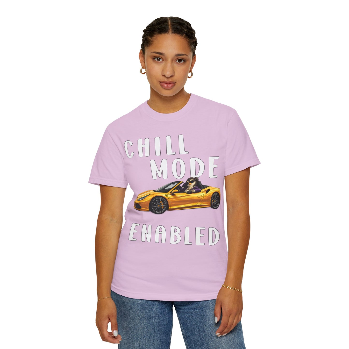 Chill Mode Enabled Girl T-shirt - Penguin Series