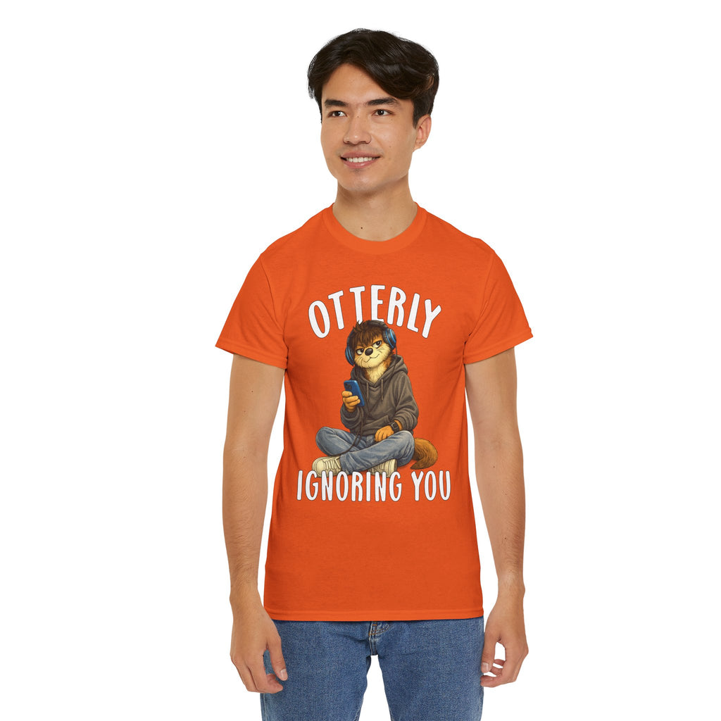 "Otterly Ignoring You" Teen Boy Tee - Otter Series