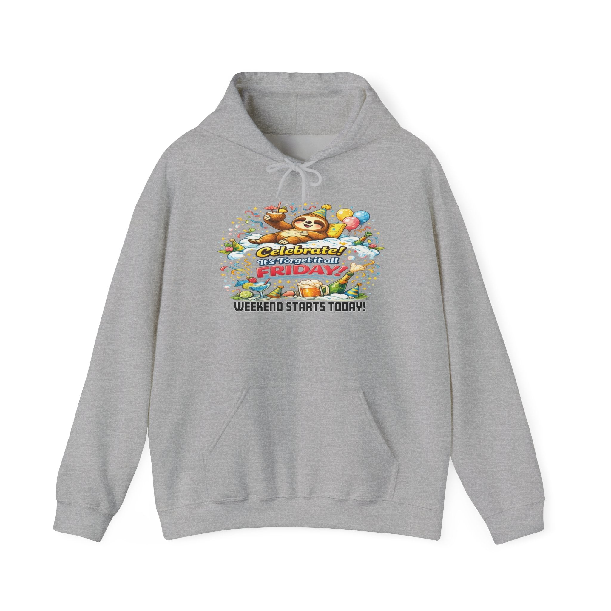Friday - Procrastination Sloth Series Hoodie