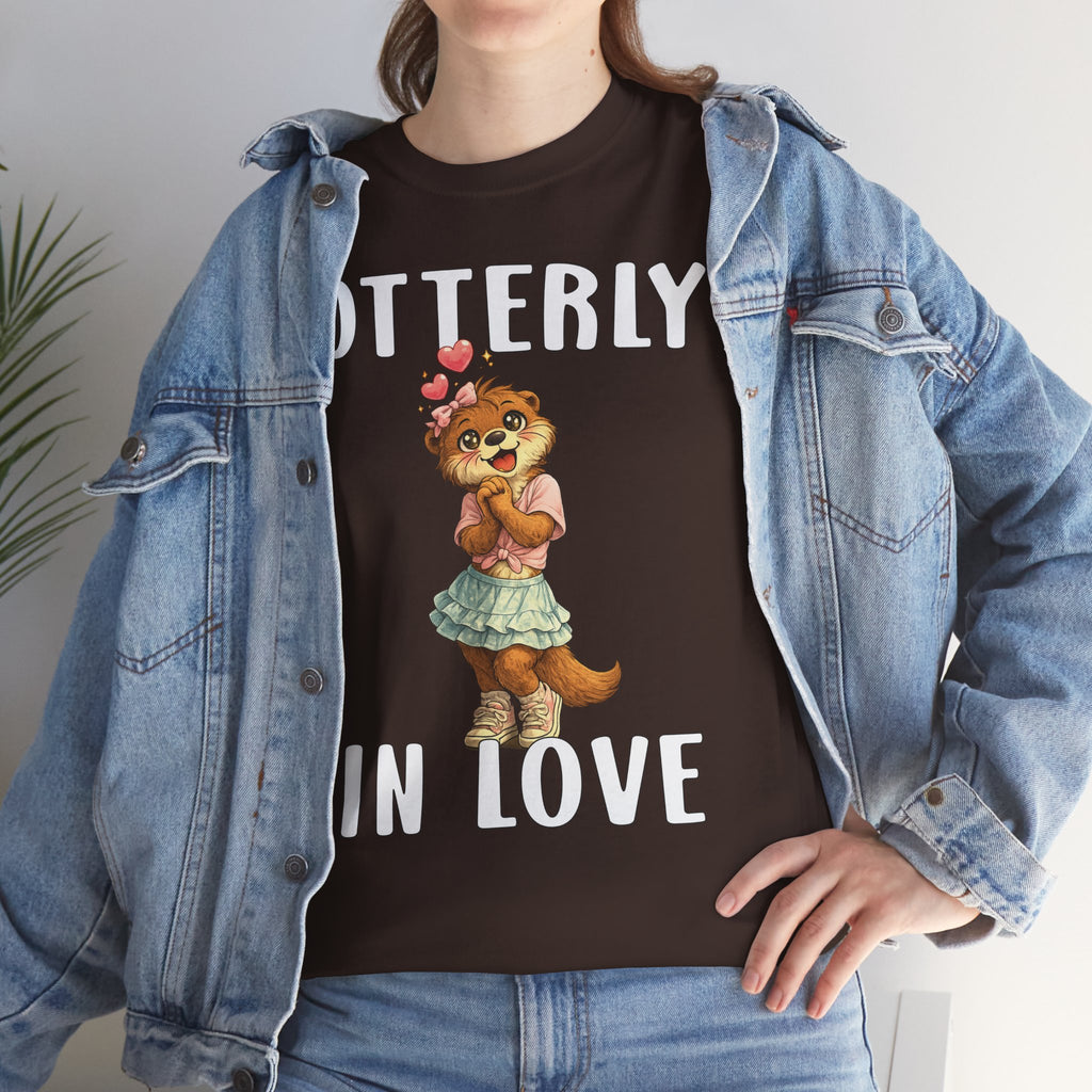"Otterly In Love" Girl Tee - Otter Series