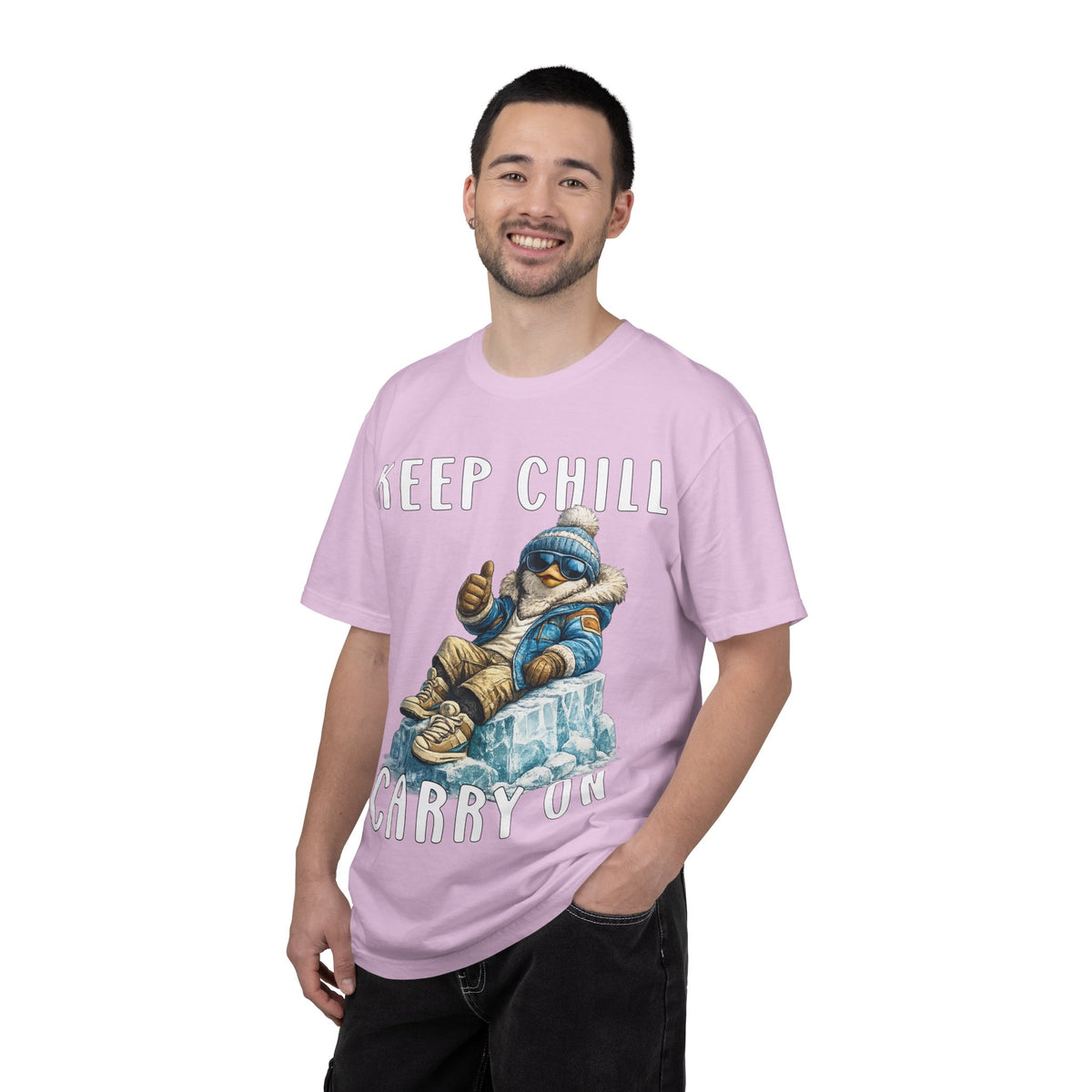 Keep Chill Carry On Boy T-shirt - Penguin Series