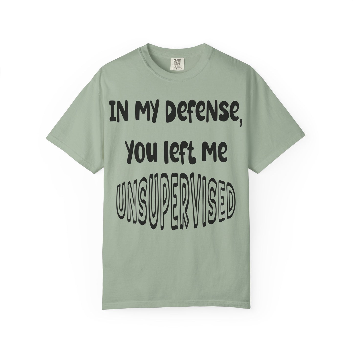 In My Defense I Was Left Unsupervised T-shirt