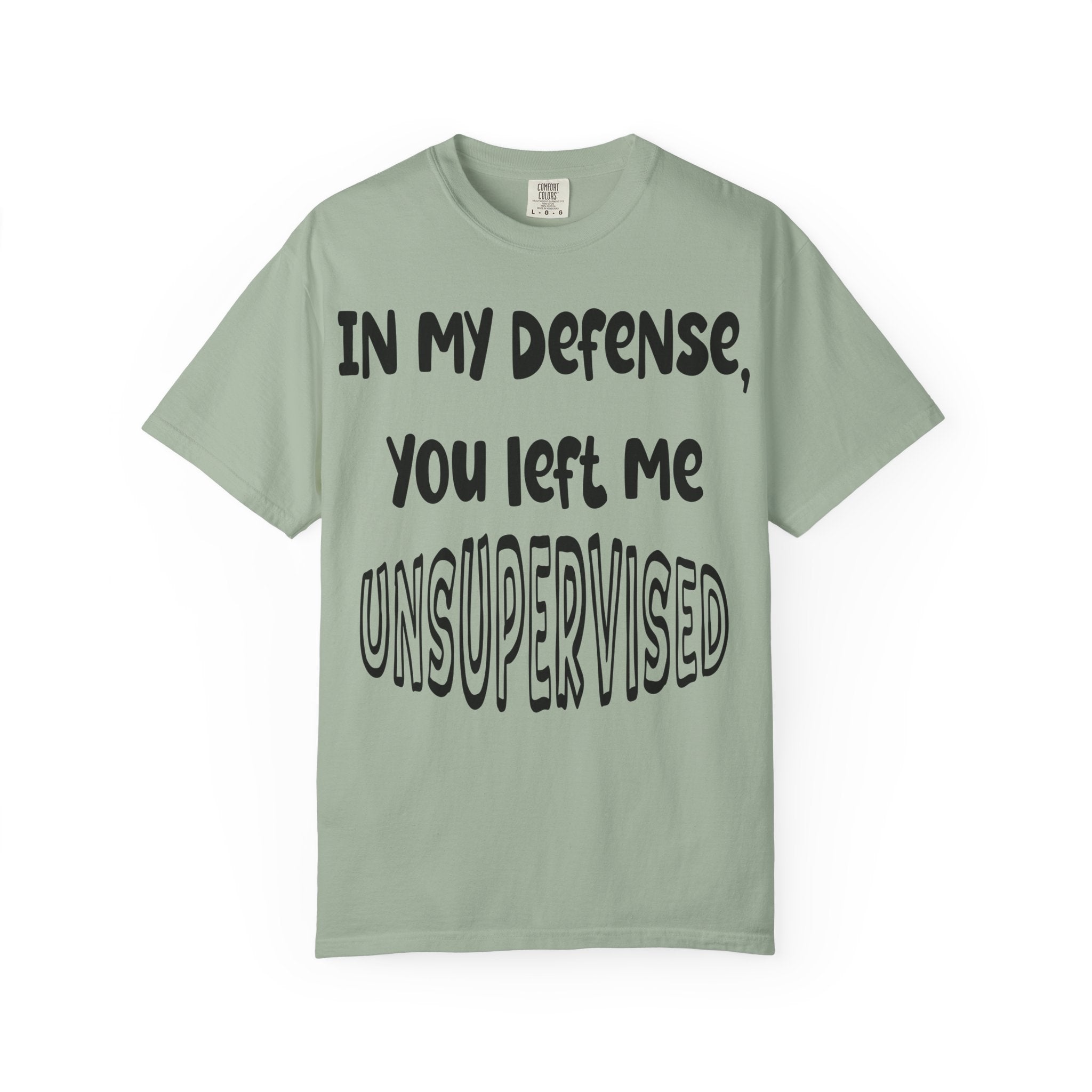 In My Defense I Was Left Unsupervised T-shirt