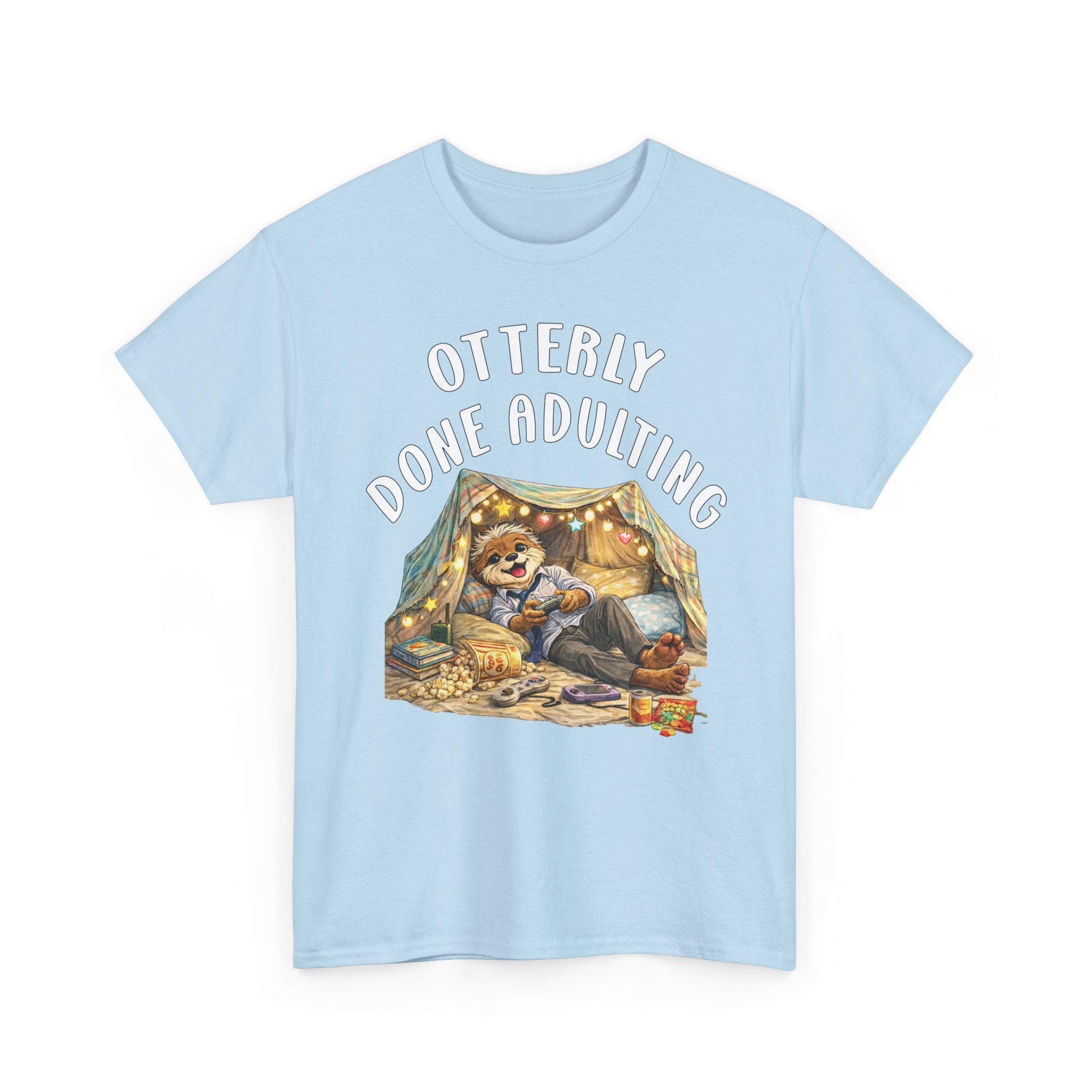 "Otterly Done Adulting" Dad Tee - Otter Series