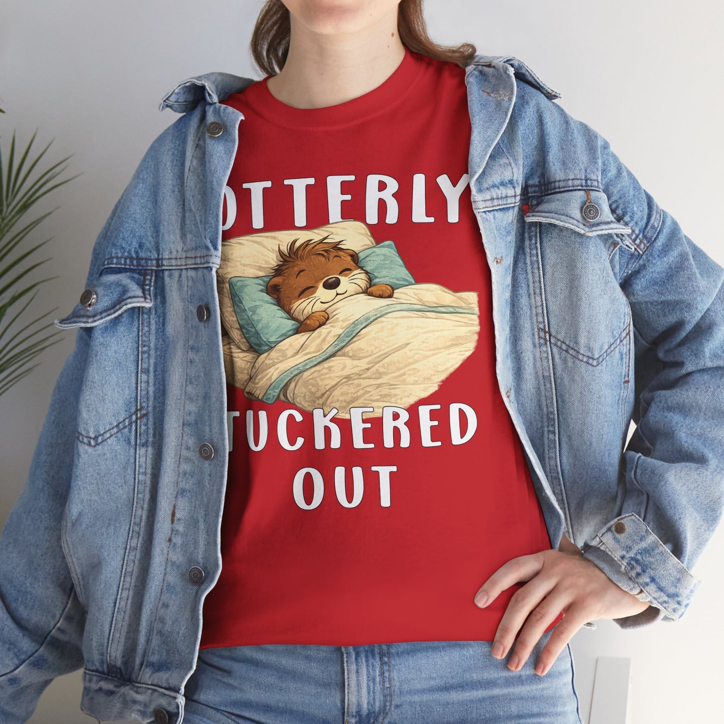 "Otterly Tuckered Out" Tee - Otter Series
