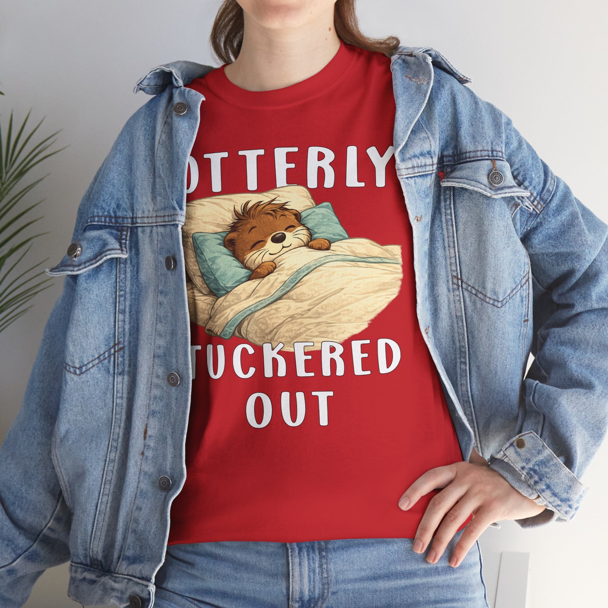 "Otterly Tuckered Out" Tee - Otter Series