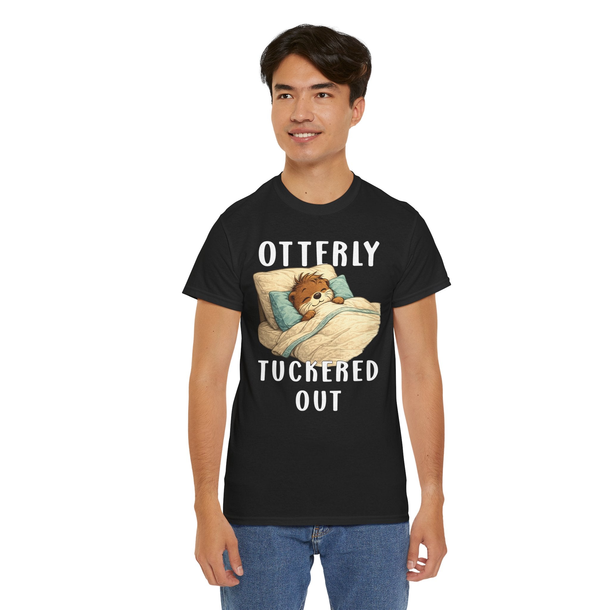 "Otterly Tuckered Out" Tee - Otter Series
