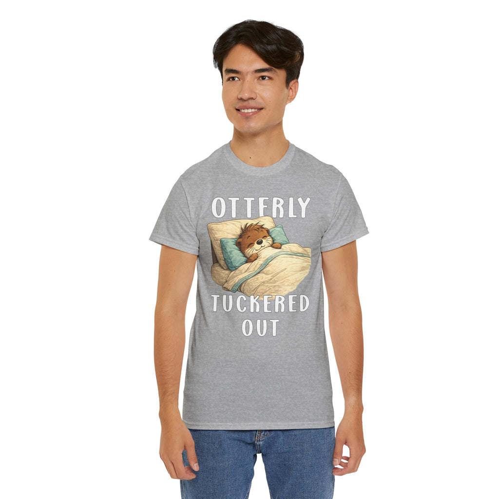 "Otterly Tuckered Out" Tee - Otter Series