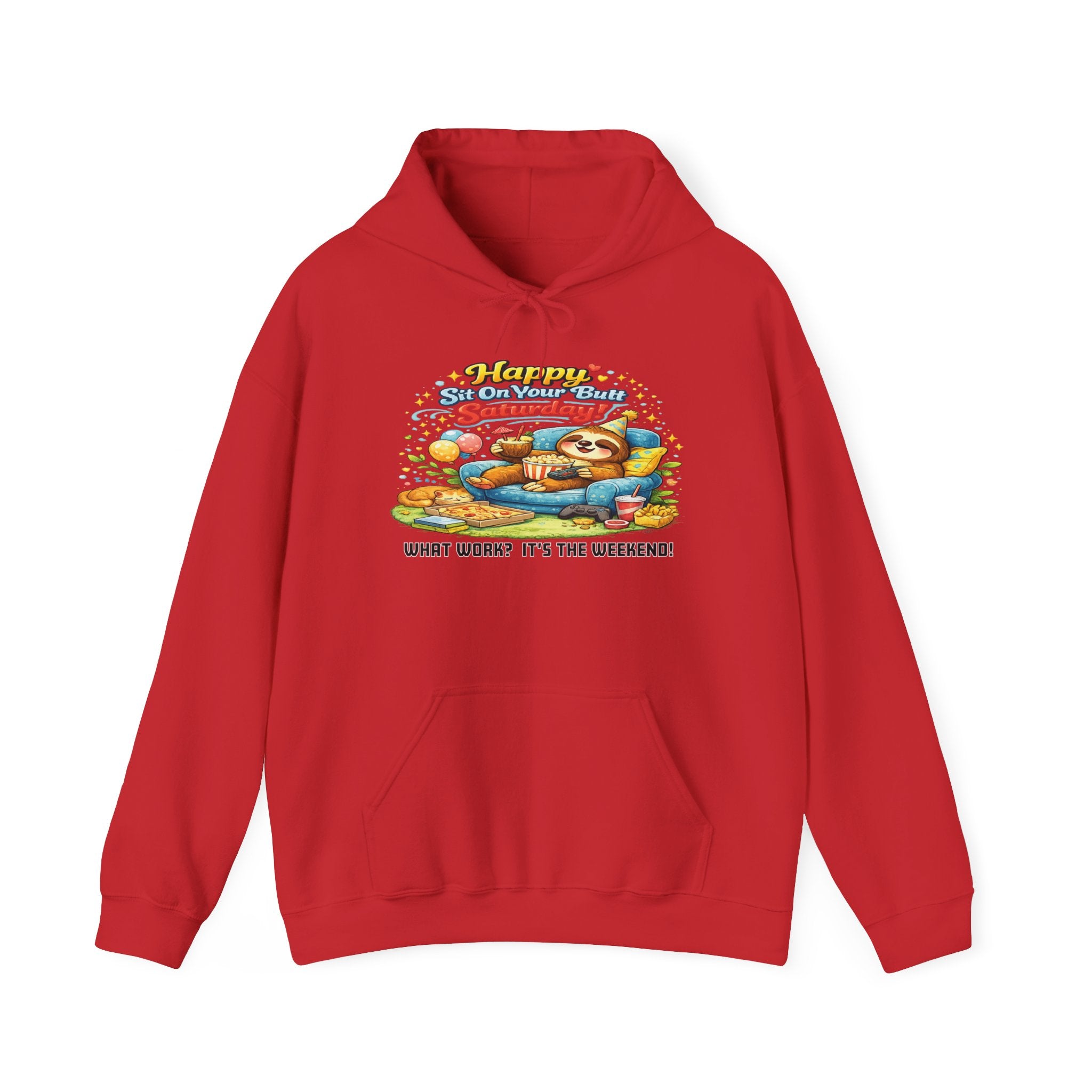 Saturday - Procrastination Sloth Series Hoodie