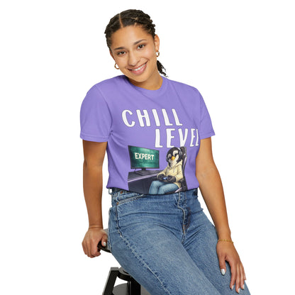 Chill Level Expert Girl T-shirt - Penguin Series