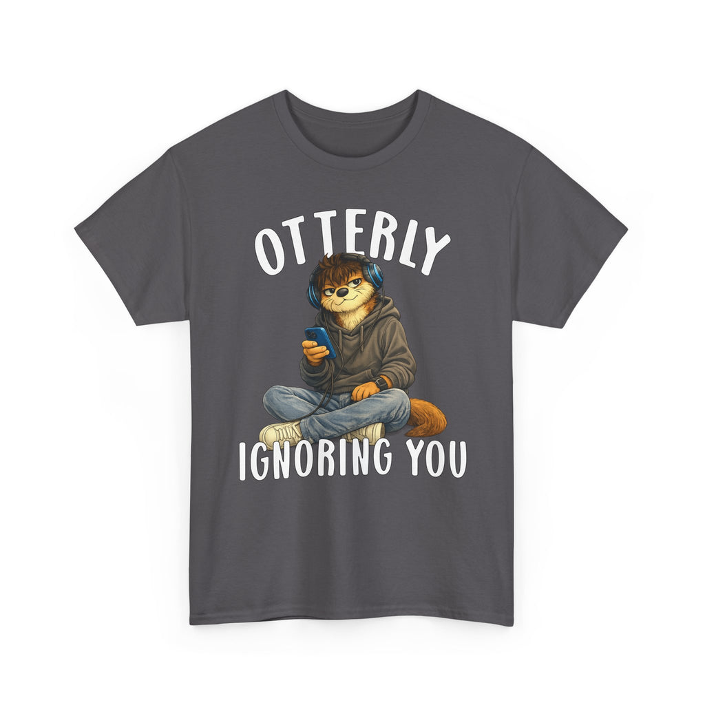 "Otterly Ignoring You" Teen Boy Tee - Otter Series