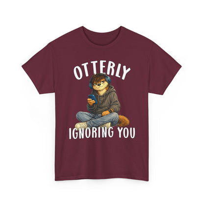 "Otterly Ignoring You" Teen Boy Tee - Otter Series