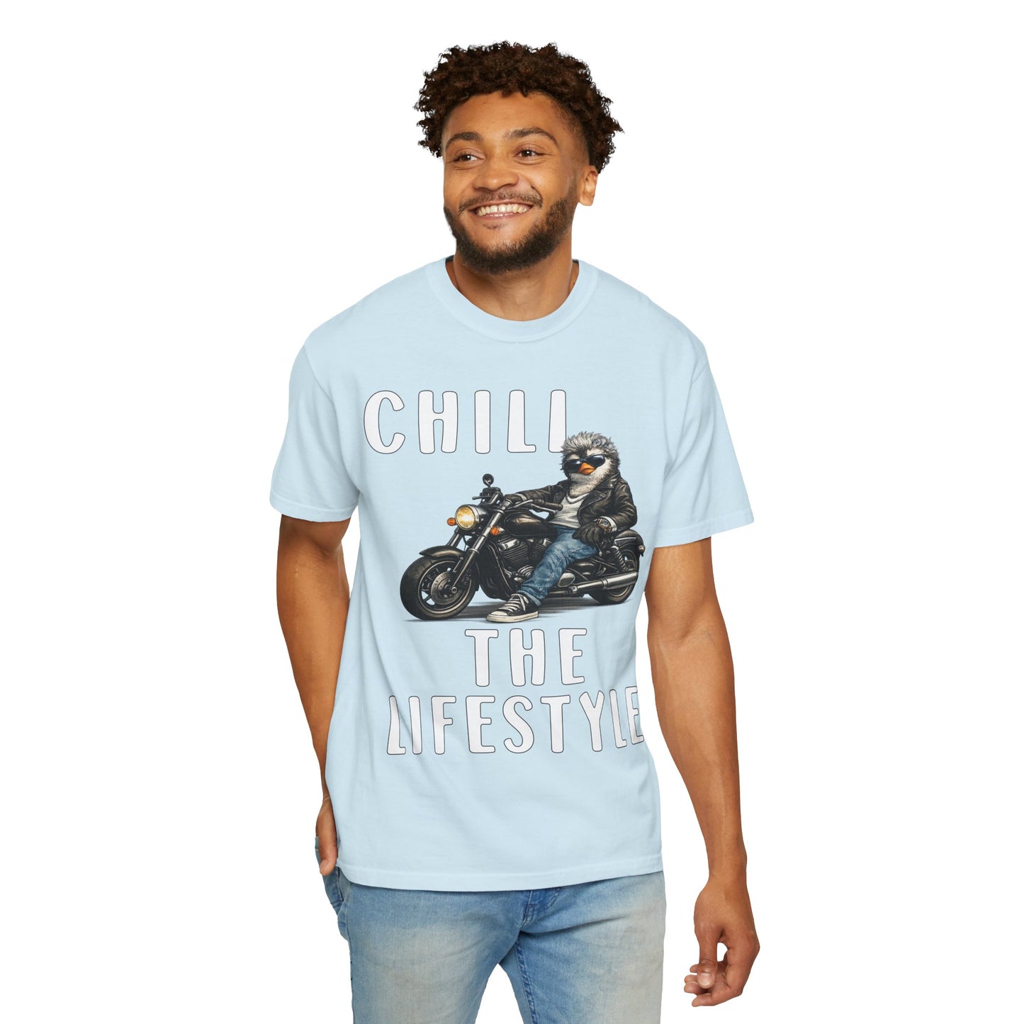 Chill The Lifestyle Grandpa T-shirt -  Penguin Series