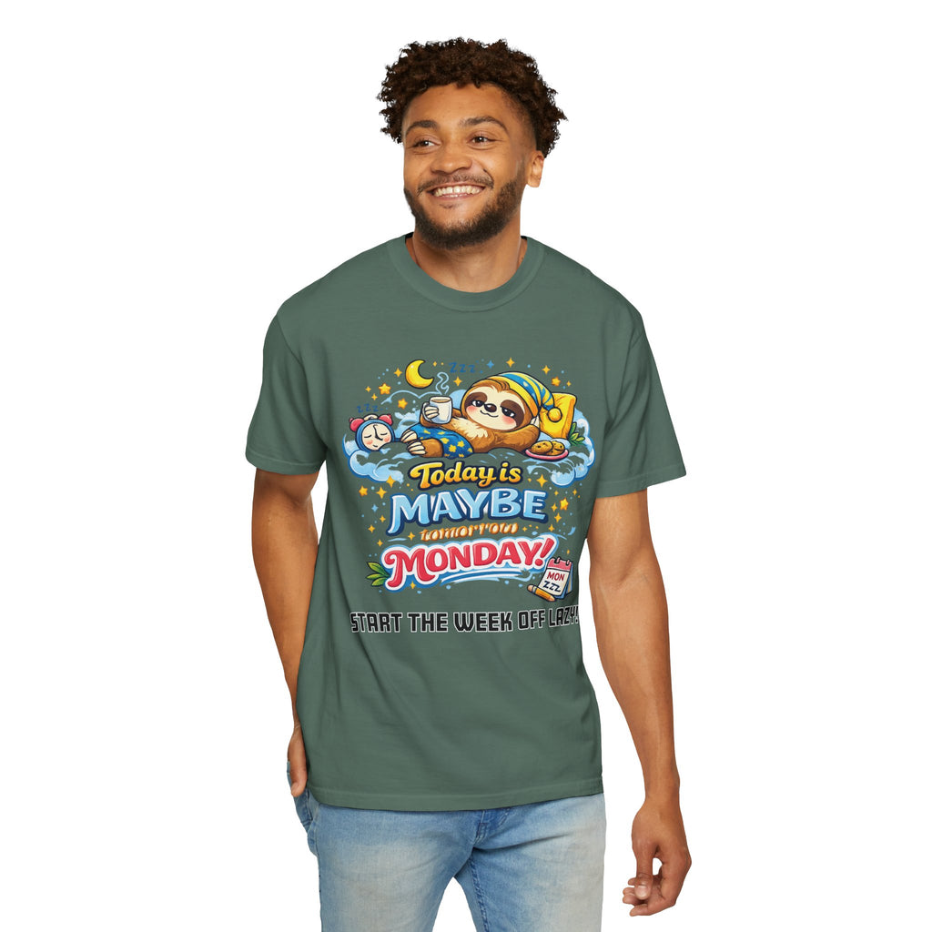 Monday - Procrastination Sloth Series T-shirt