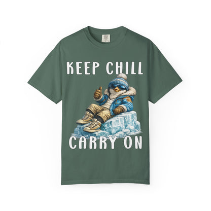 Keep Chill Carry On Boy T-shirt - Penguin Series