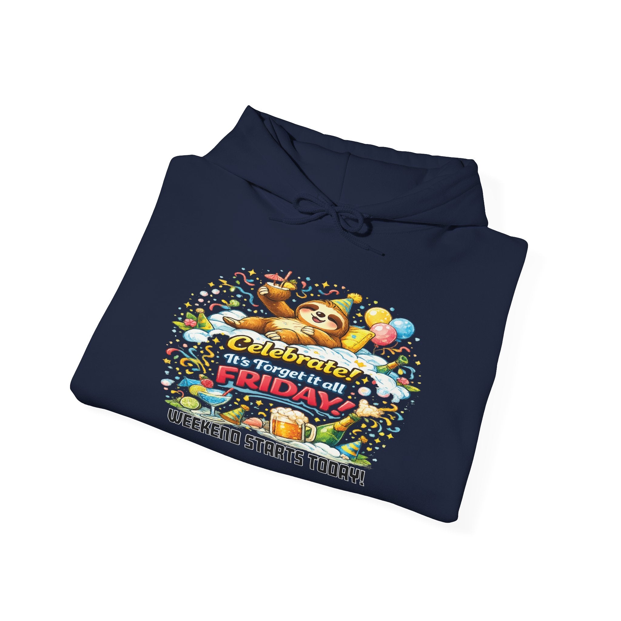 Friday - Procrastination Sloth Series Hoodie