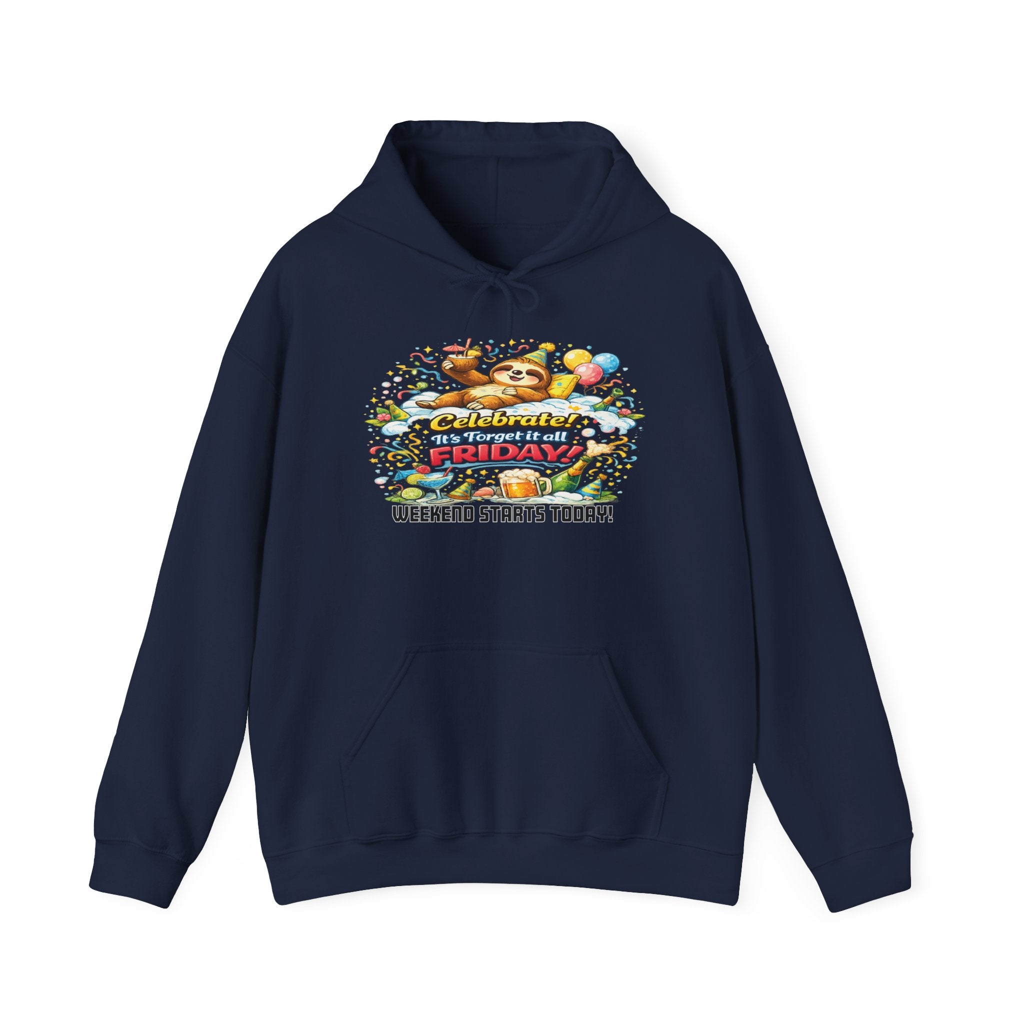 Friday - Procrastination Sloth Series Hoodie
